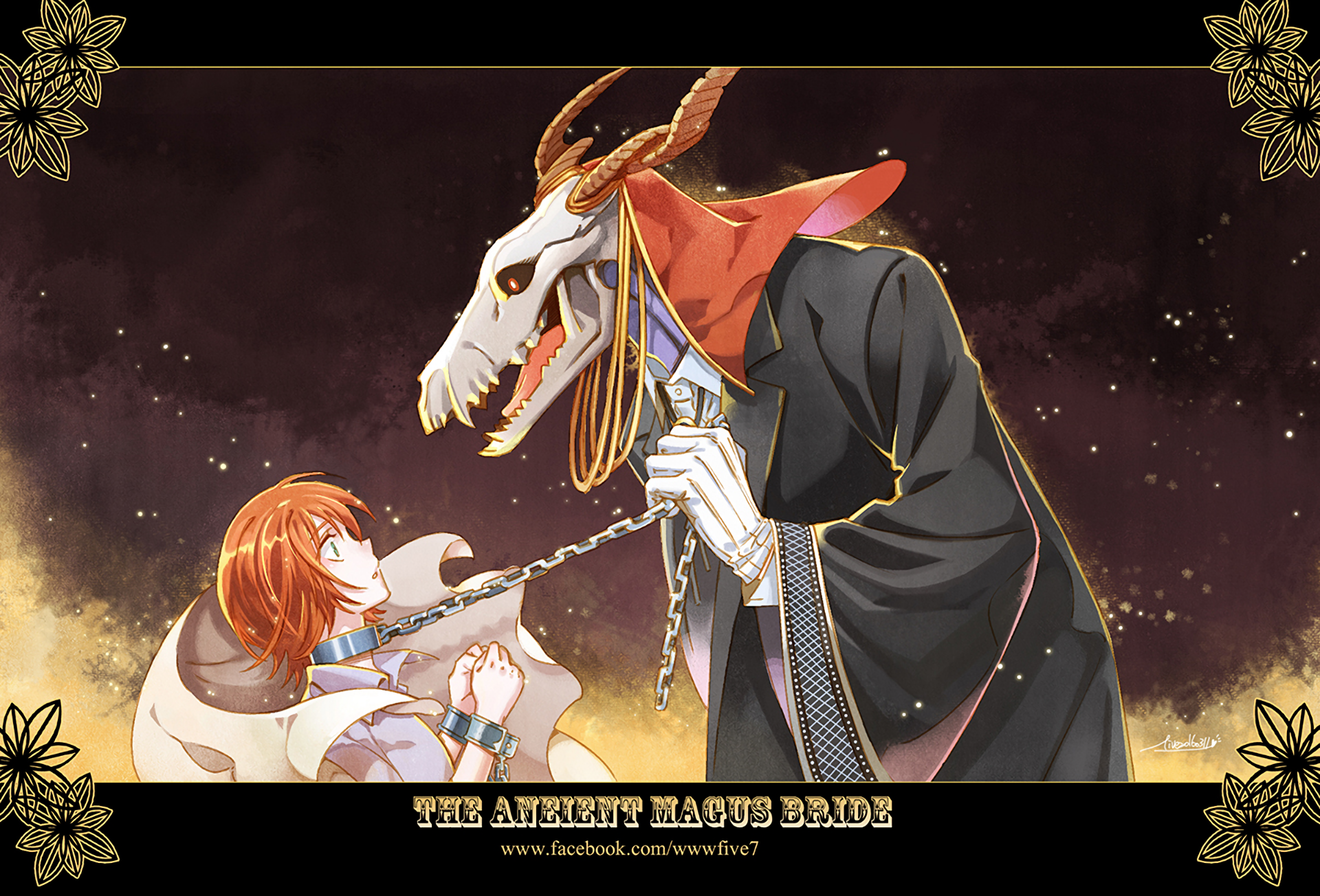 Chise Hatori and Elias Ainsworth from The Ancient Magus' Bride HD Wallpaper
