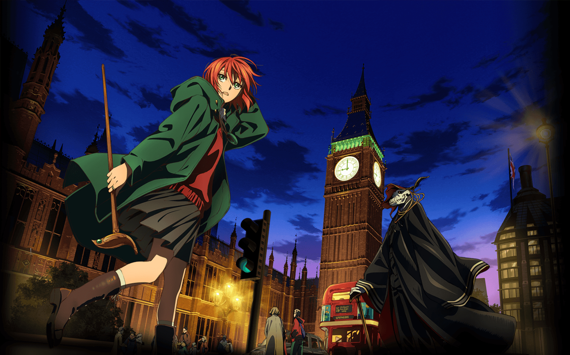 Chise Hatori and Elias Ainsworth in London HD Wallpaper