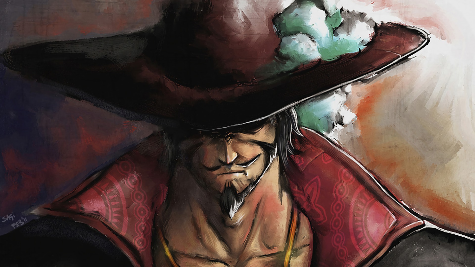 Dracule Mihawk from One Piece HD Wallpaper