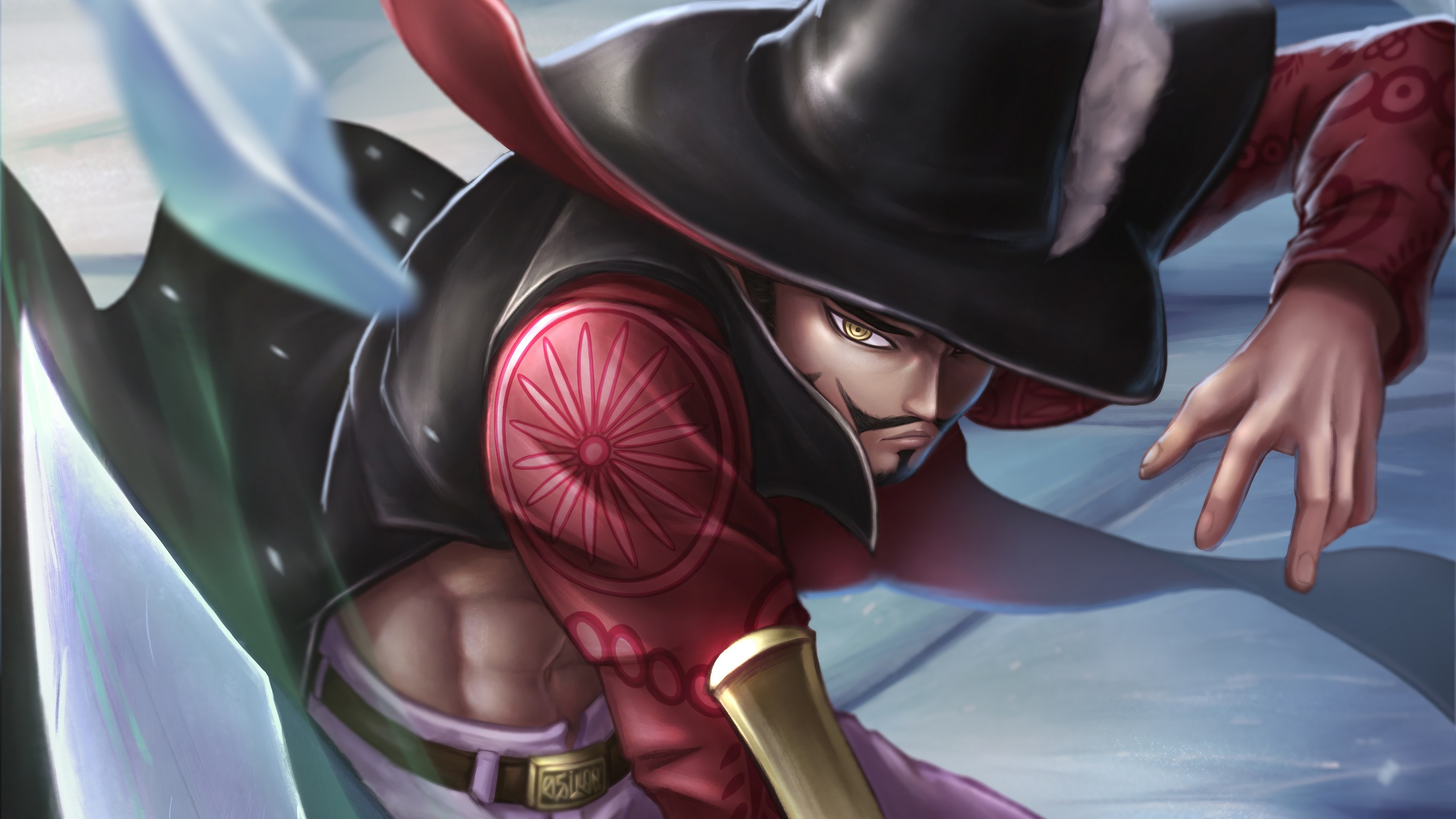 Dracule Mihawk from One Piece HD Wallpaper
