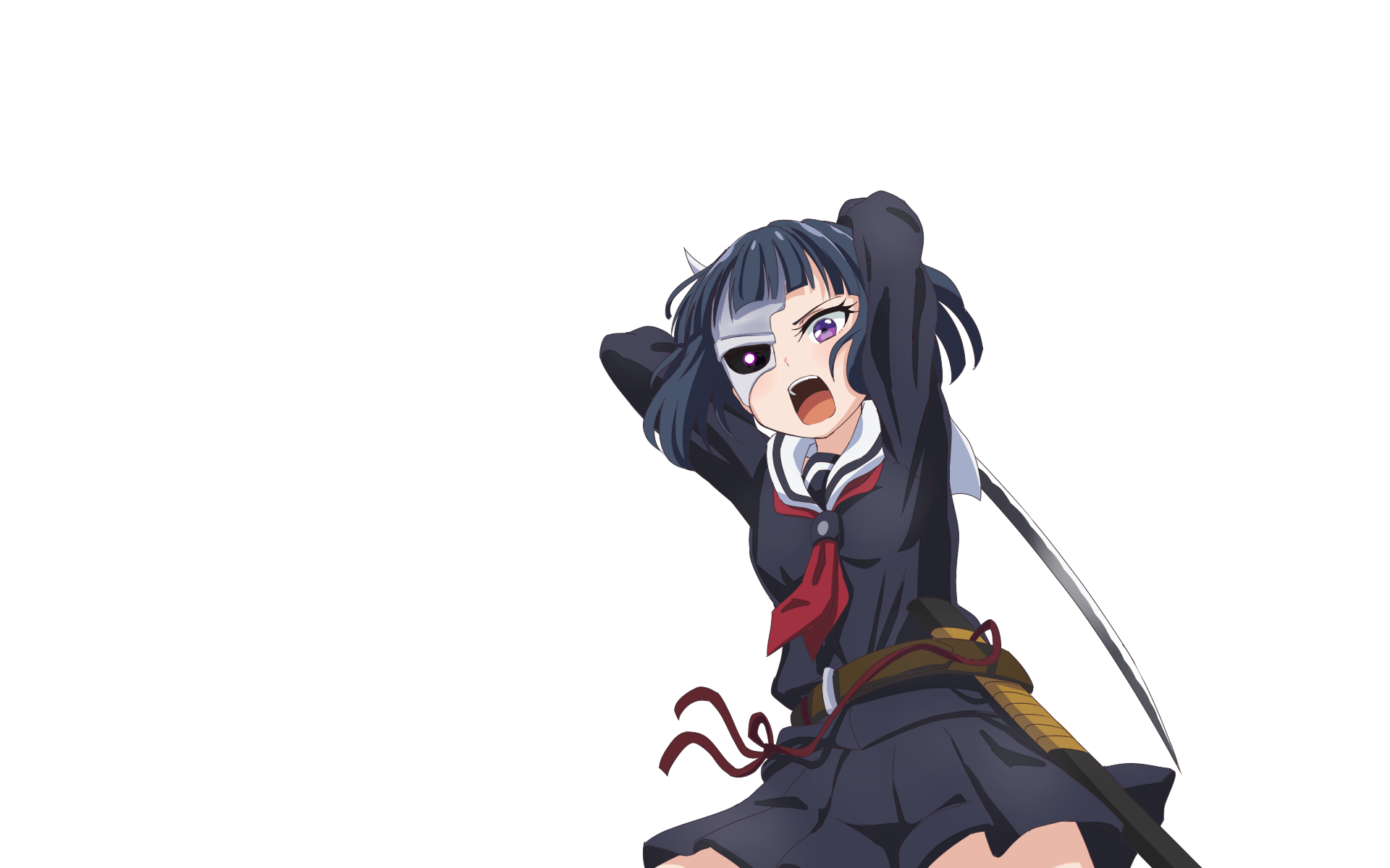 Rin Onigawara from Akudama Drive HD Wallpaper