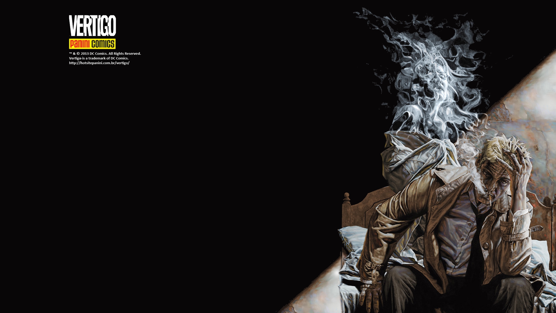 John Constantine from Vertigo Comics HD Wallpaper