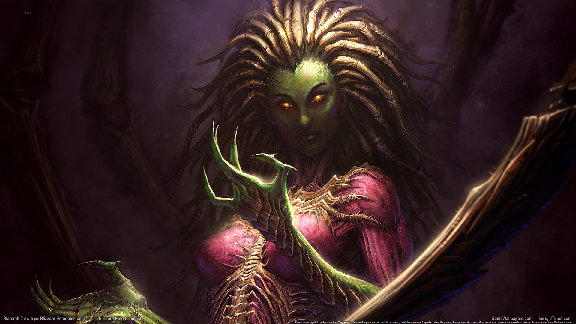 Sarah Kerrigan from StarCraft II HD Wallpaper