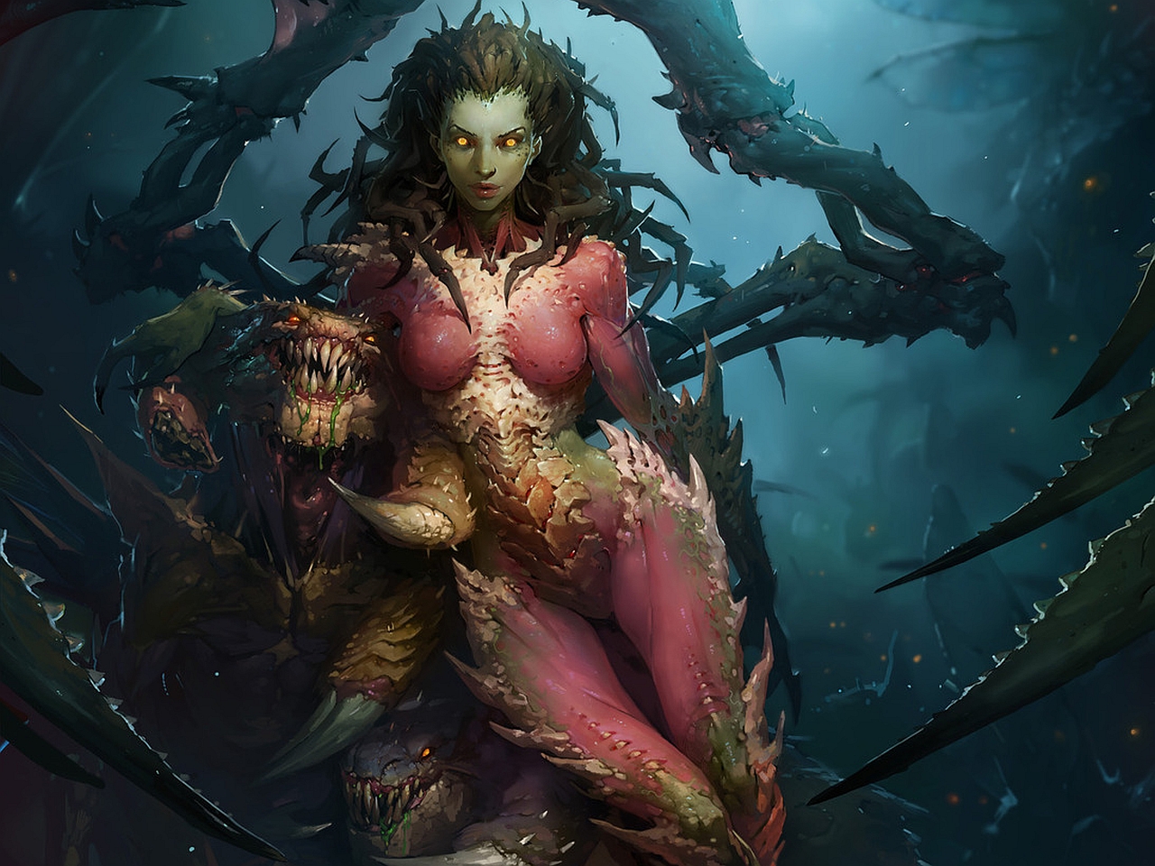 Sarah Kerrigan from StarCraft HD Wallpaper