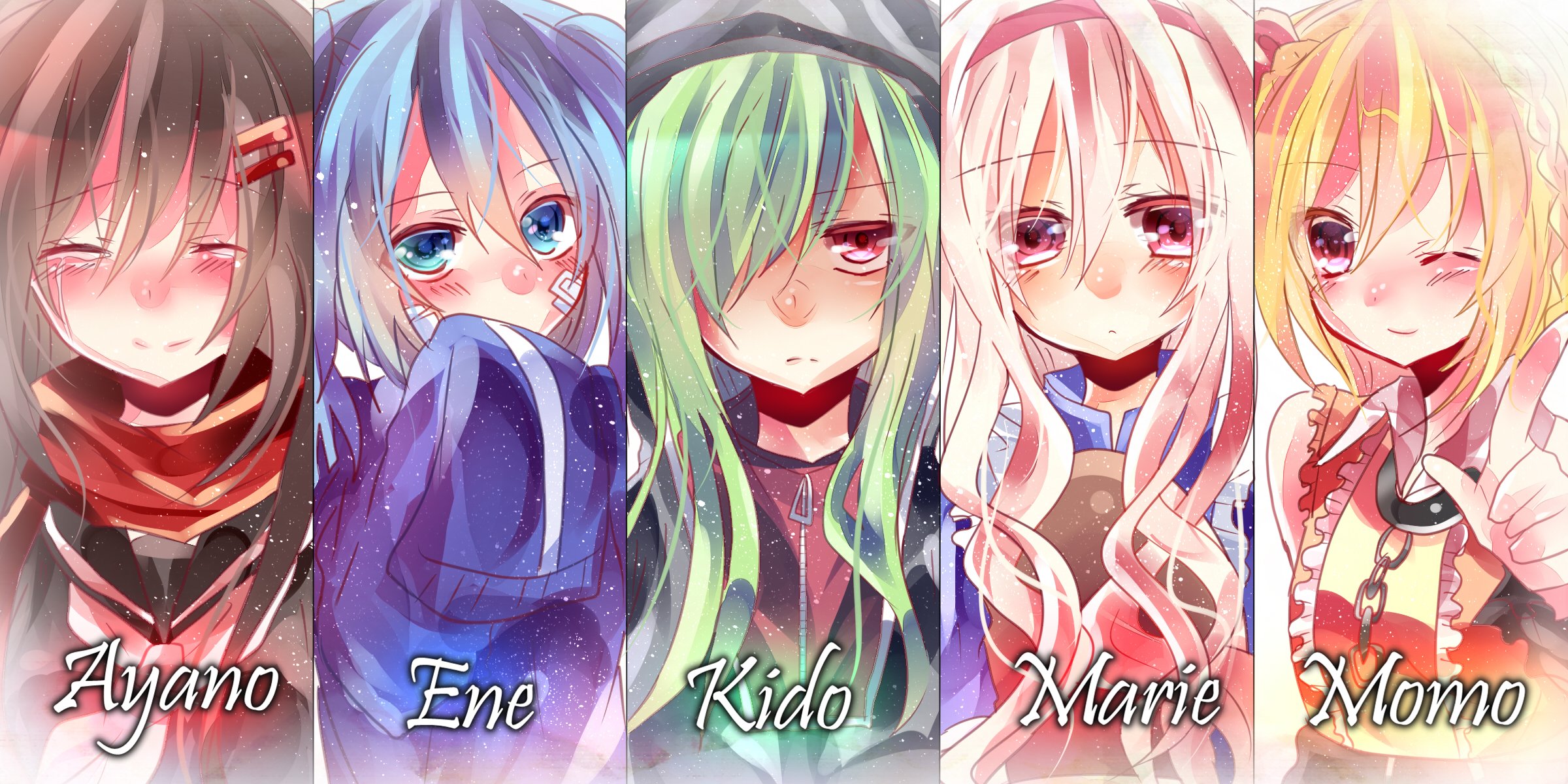 Ayano, Ene, Kido, Marie, and Momo HD Wallpaper