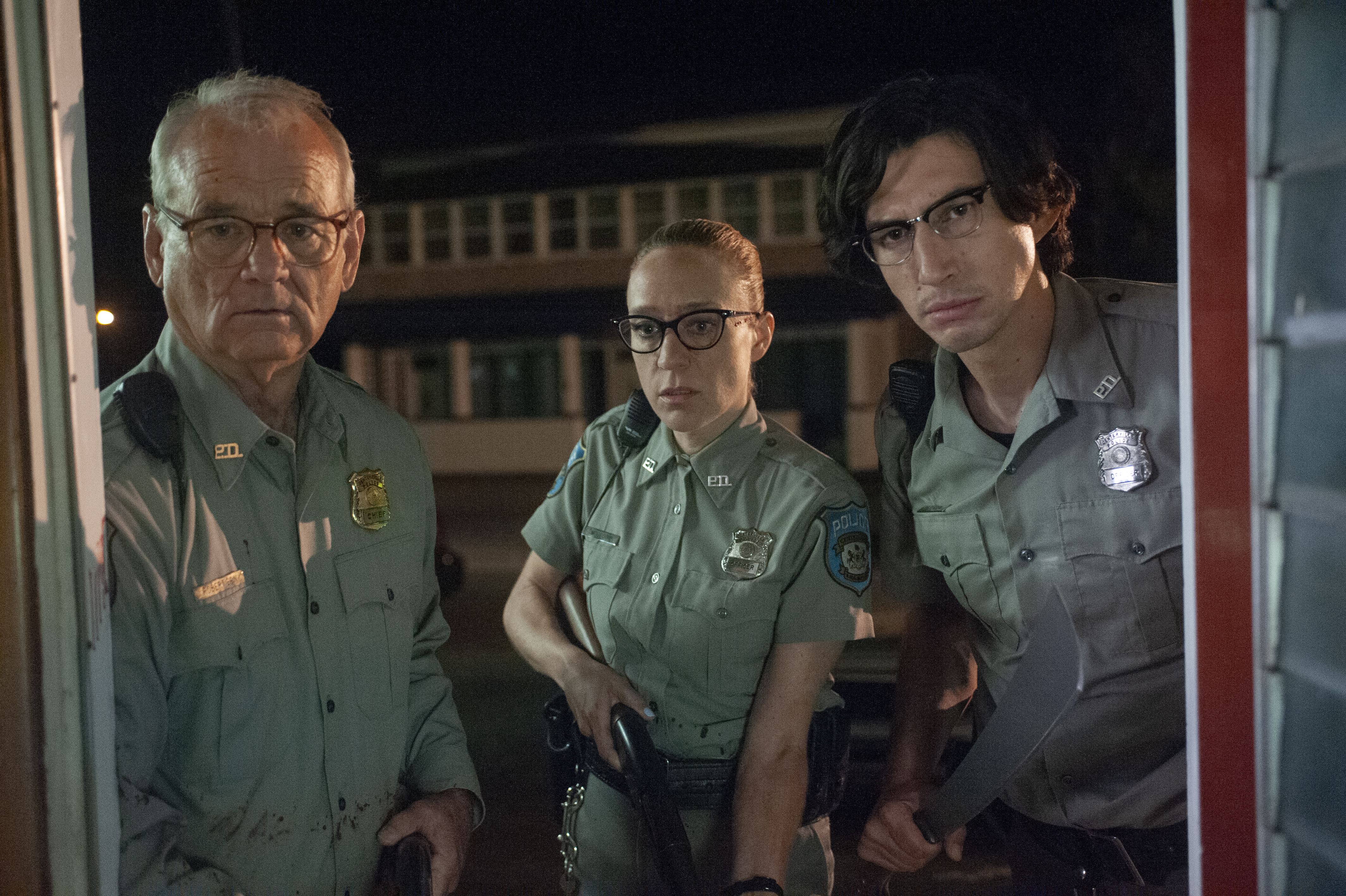 Bill Murray, Adam Driver, and Tilda Swinton in The Dead Don't Die HD Wallpaper