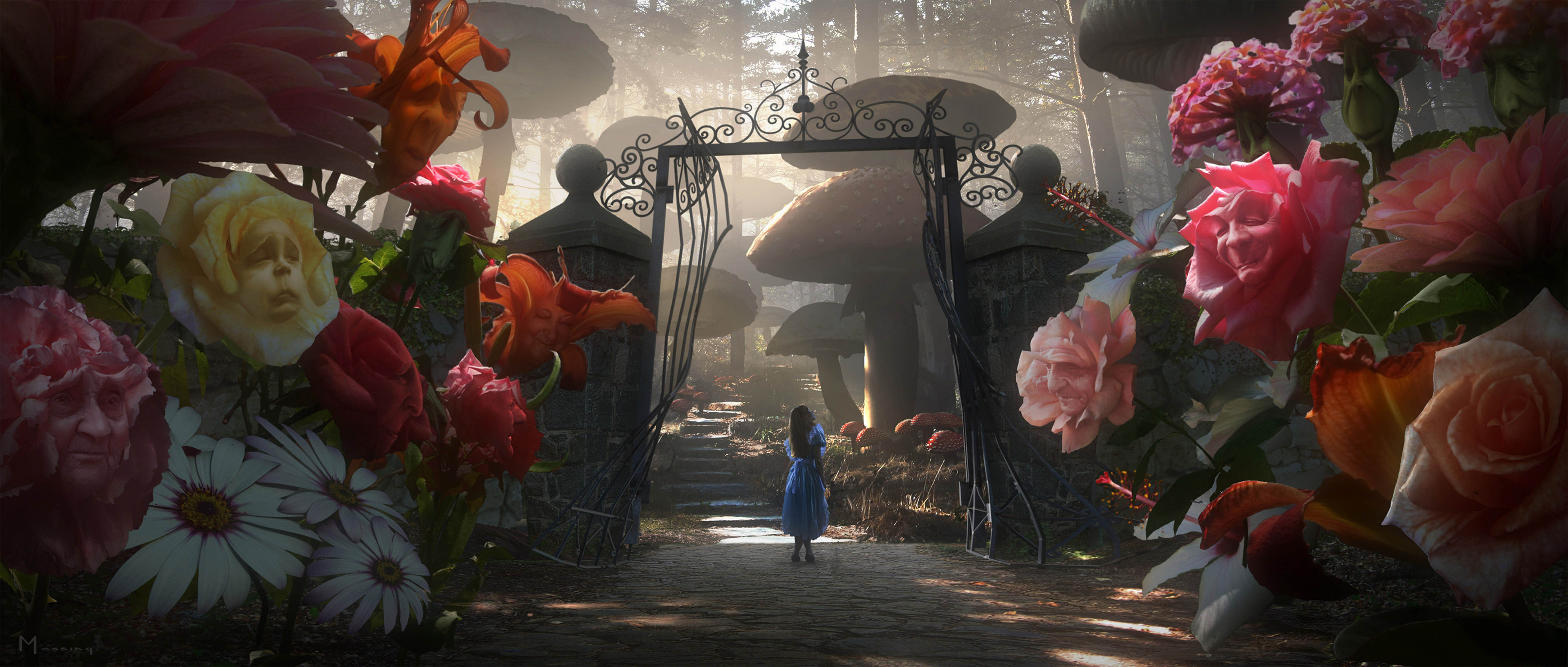 Alice from Alice in Wonderland HD Wallpaper