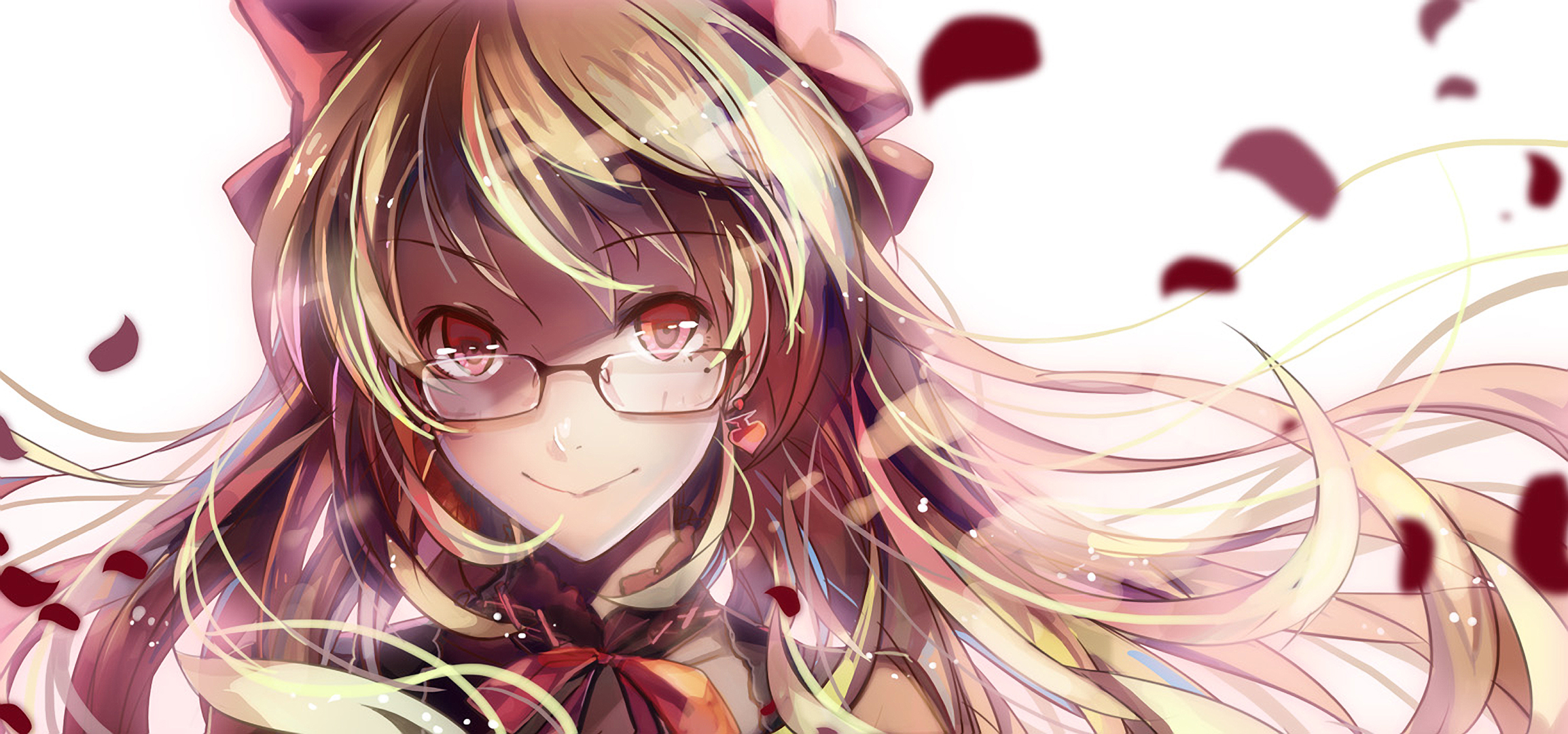 Alice from Alice in Wonderland with glasses HD Wallpaper