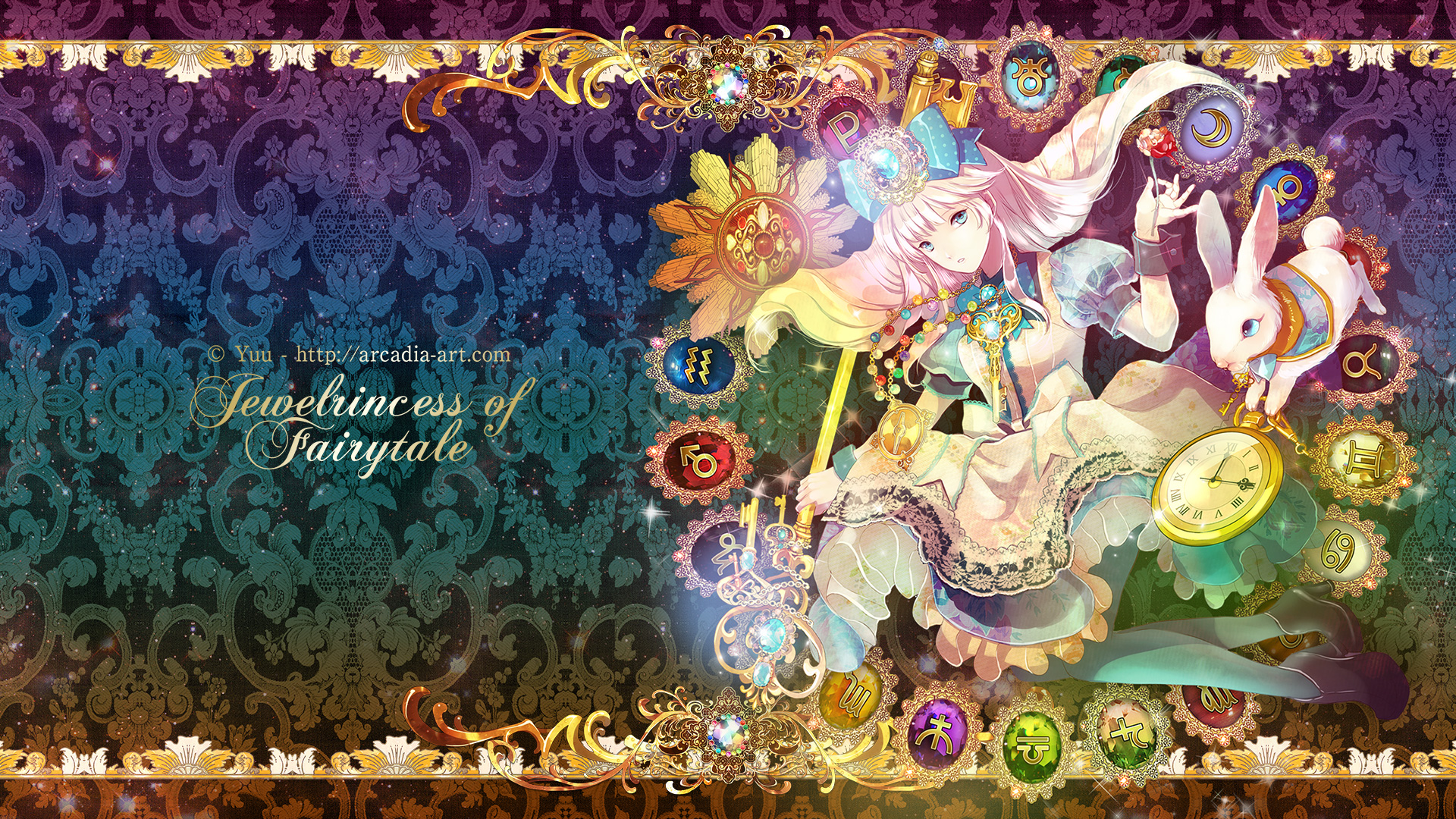 Jewelprincess of Fairytale Alice from Alice in Wonderland HD Wallpaper