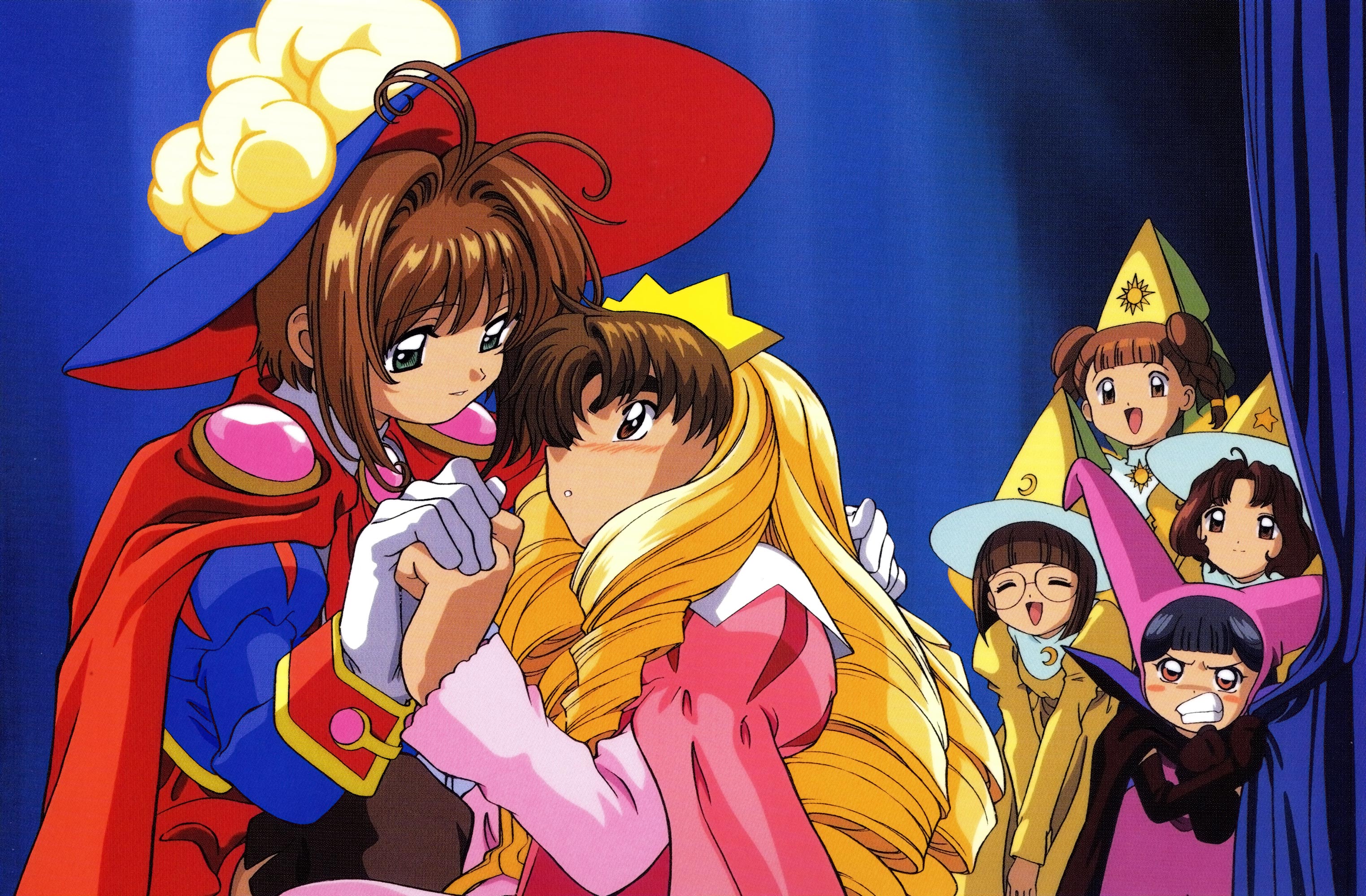 Sakura Kinomoto and Tomoyo Daidouji from Cardcaptor Sakura HD Wallpaper