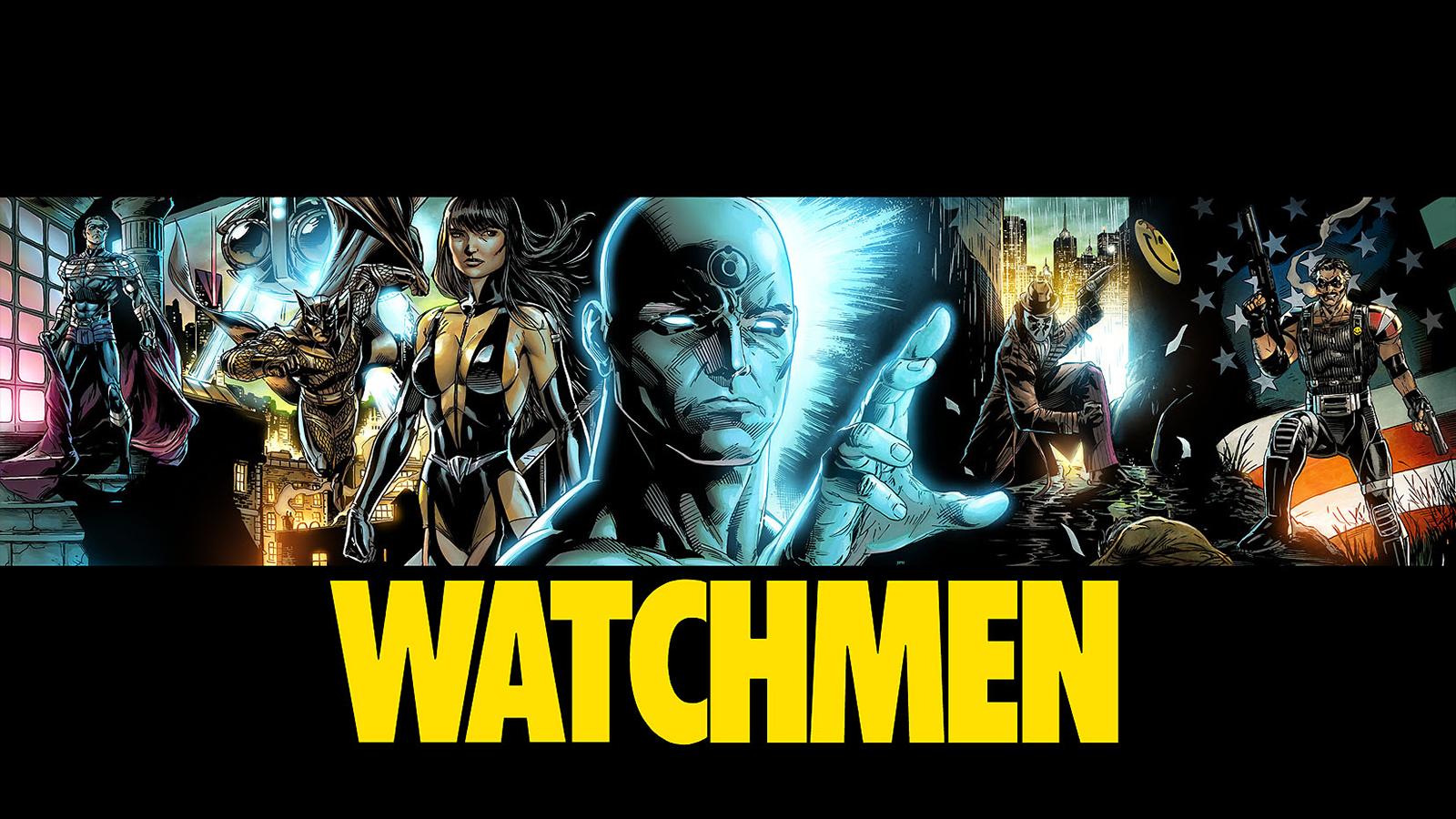 Watchmen characters with title HD Wallpaper
