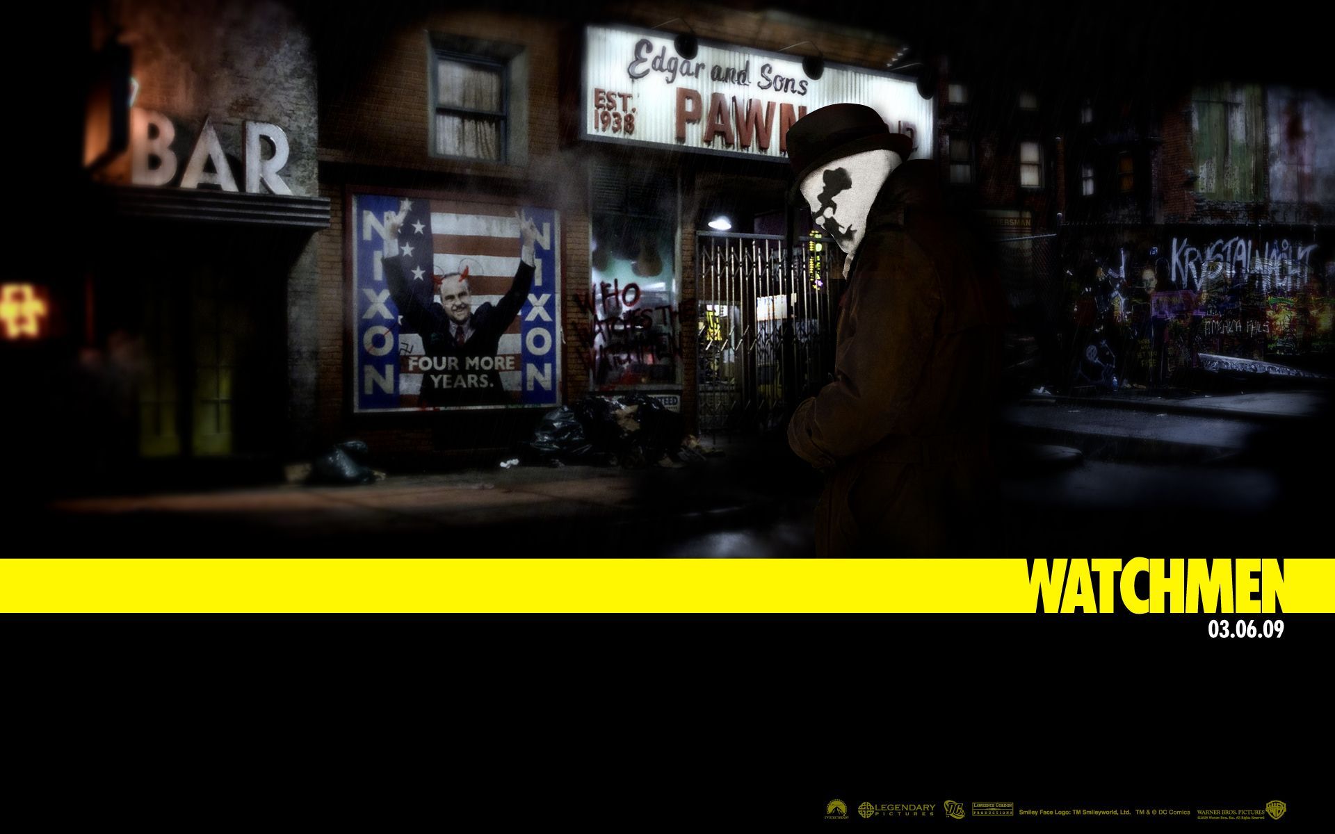Rorschach from Watchmen HD Wallpaper