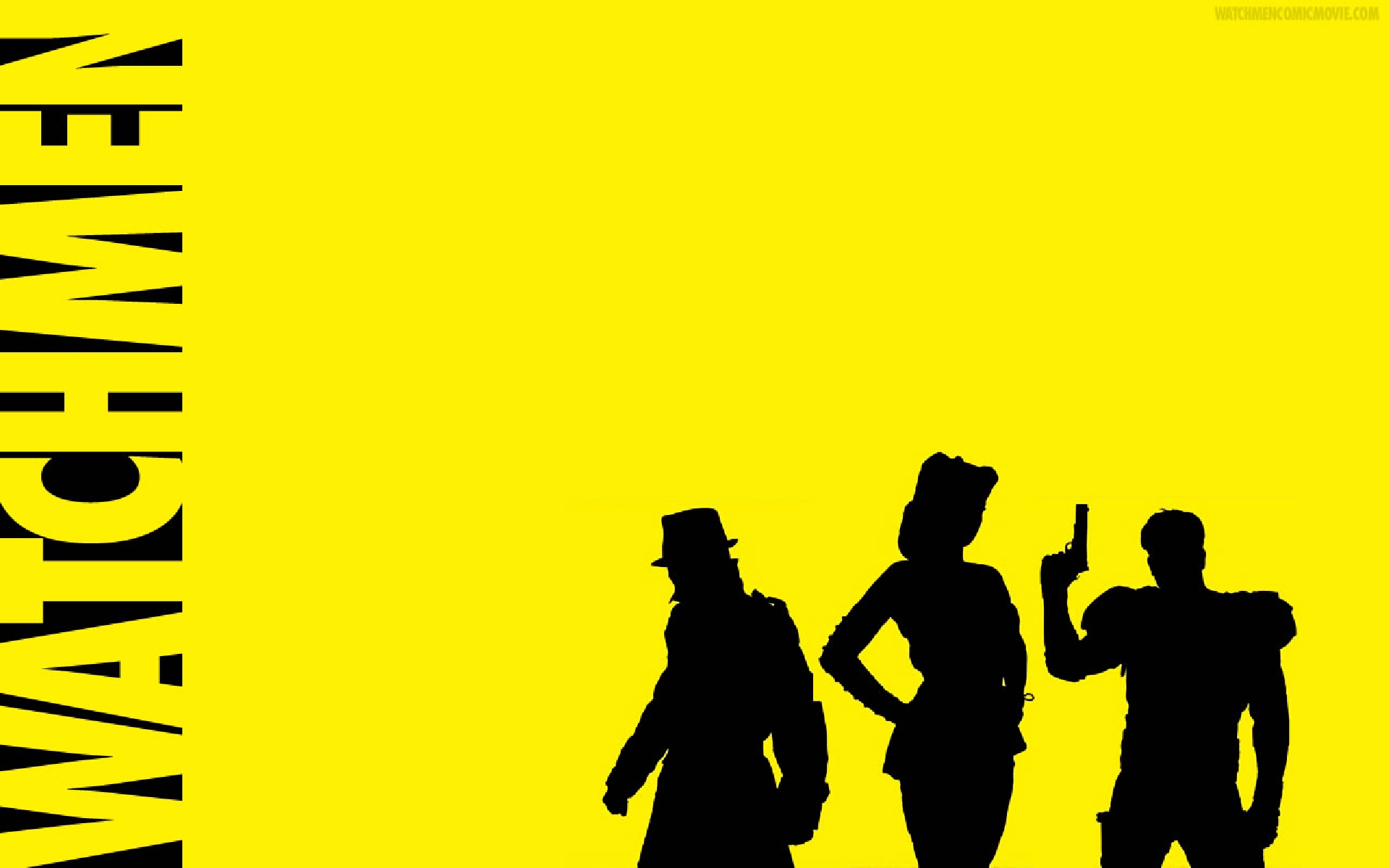 Watchmen movie poster with silhouettes HD Wallpaper