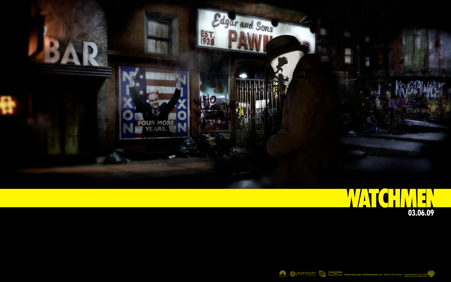 Rorschach from Watchmen HD Wallpaper