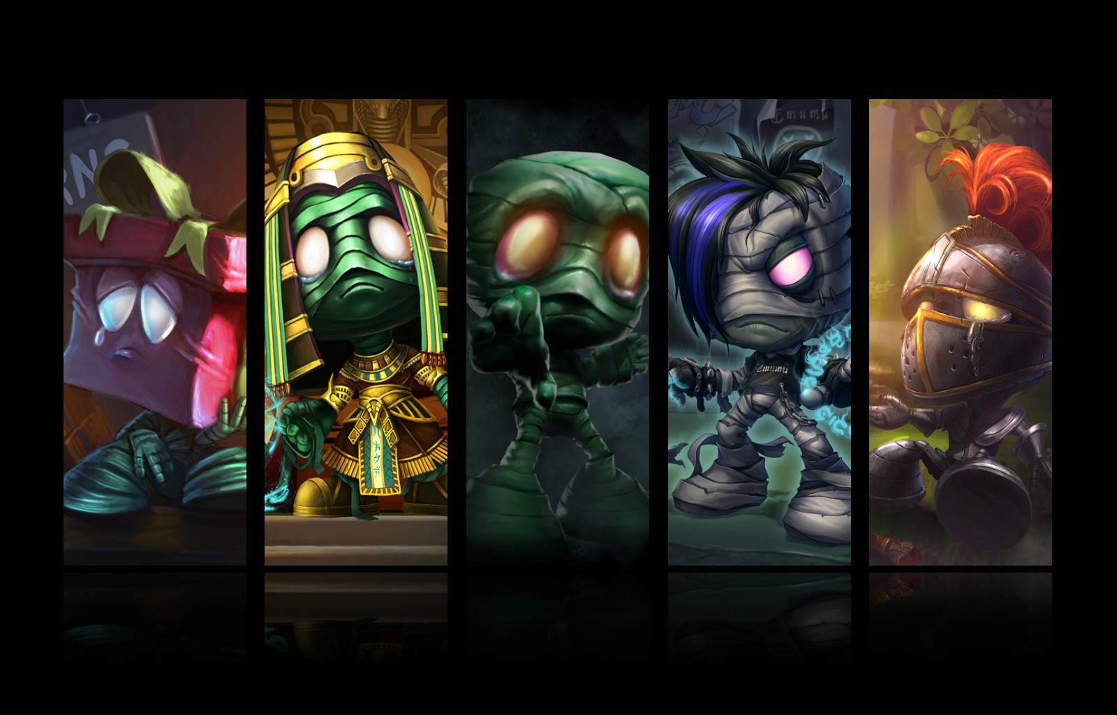 Amumu skins from League of Legends HD Wallpaper