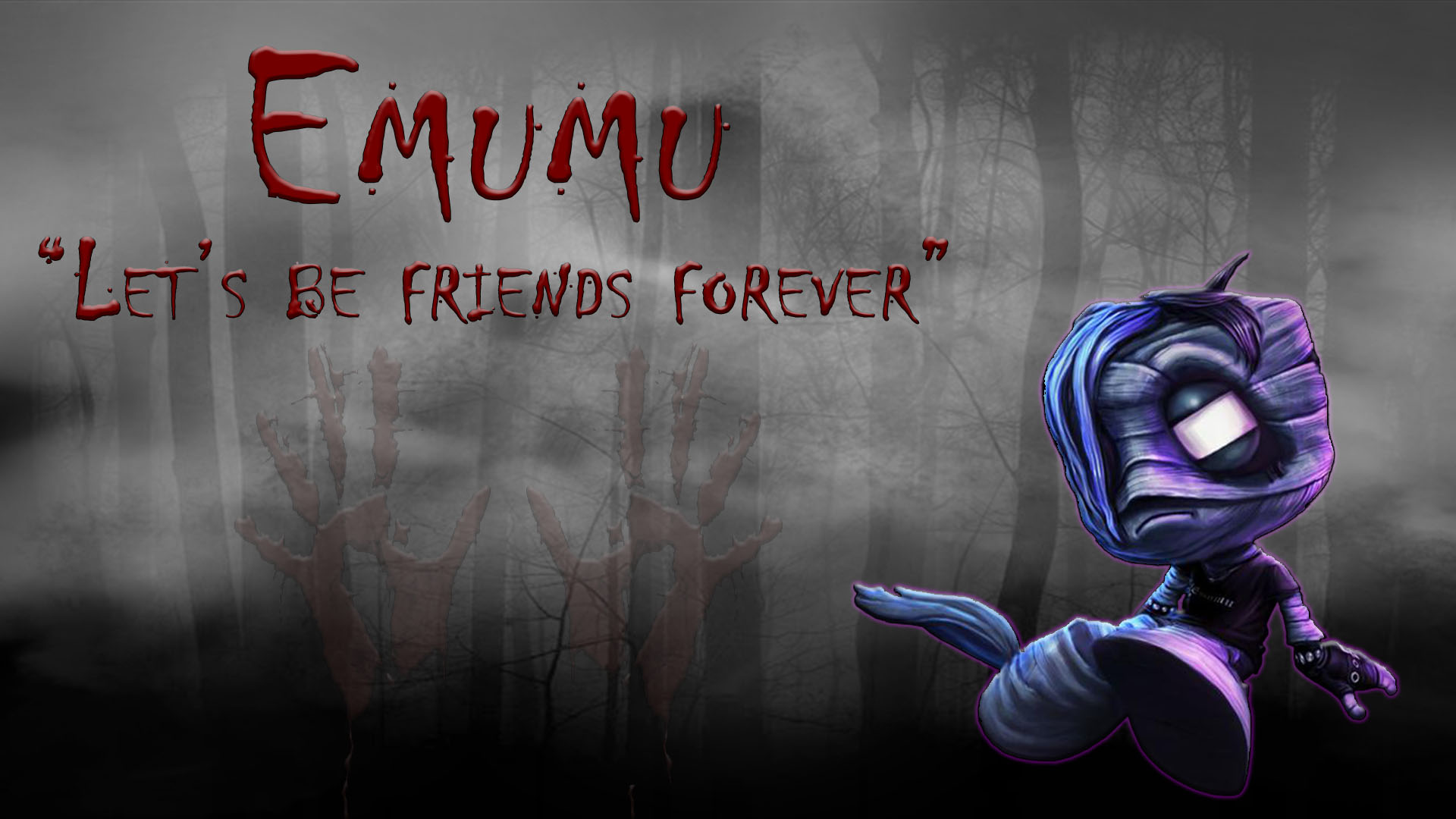 Amumu from League of Legends with text HD Wallpaper