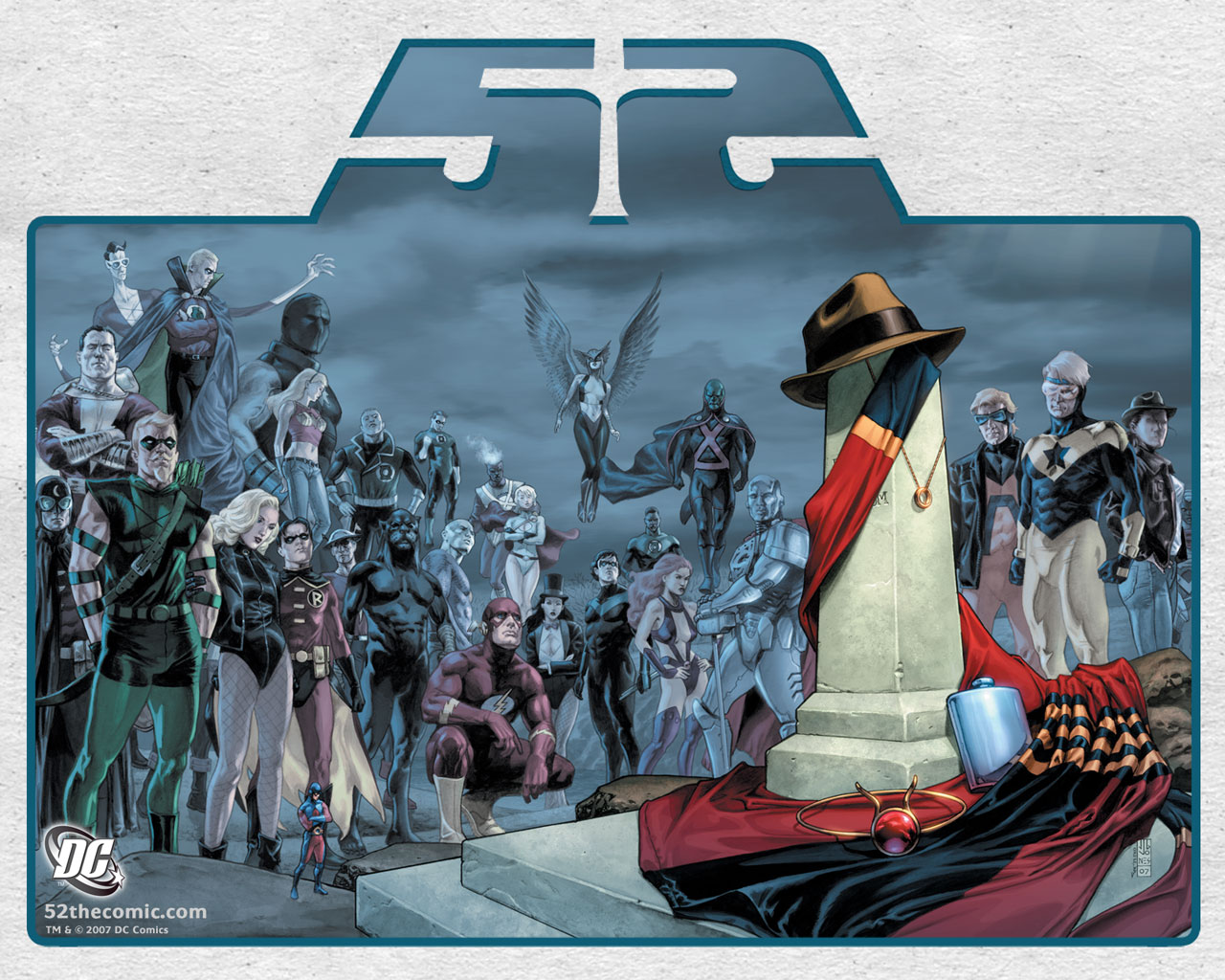 DC Comics 52 Heroes and Villains HD Wallpaper