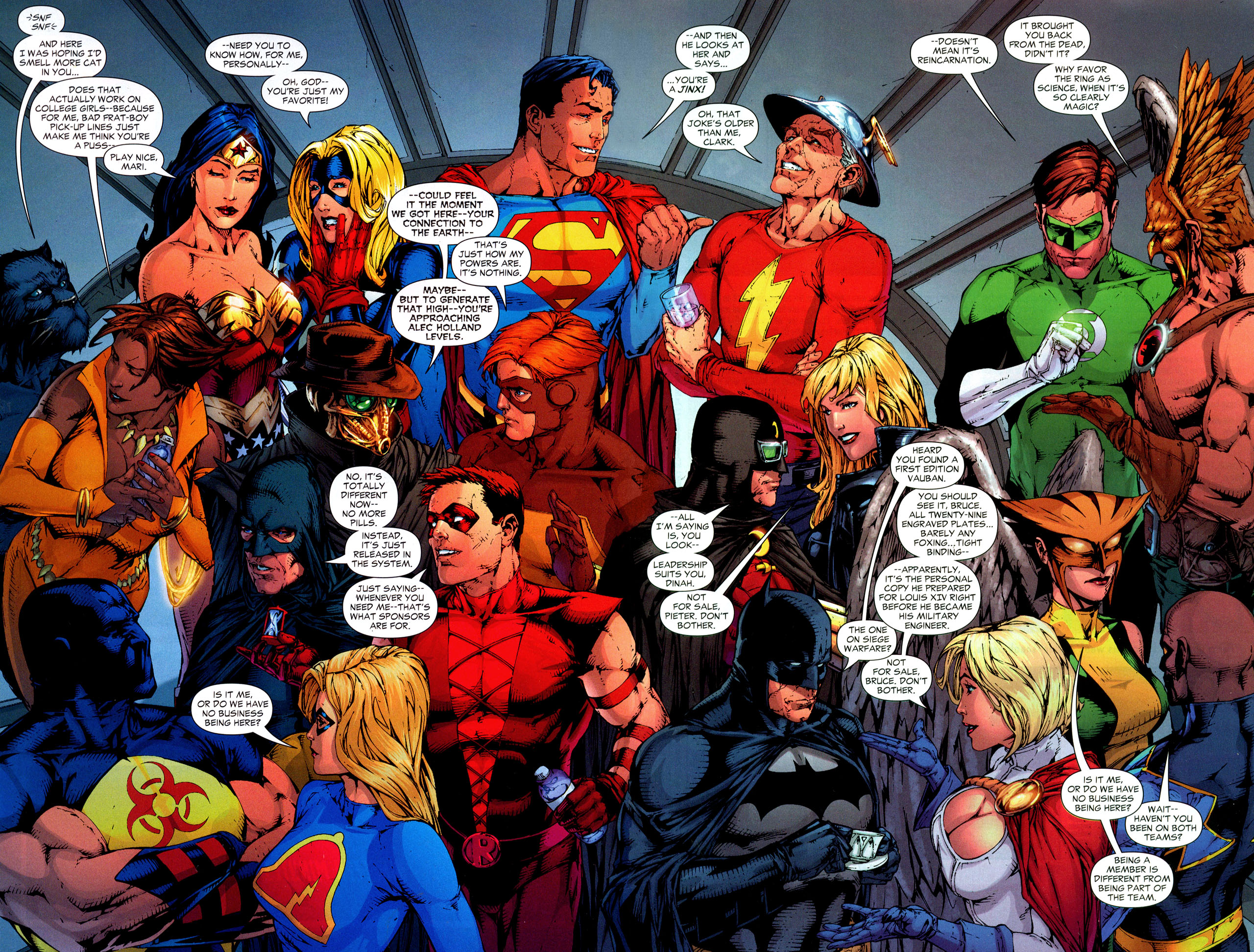 Justice League and other DC Comics characters HD Wallpaper