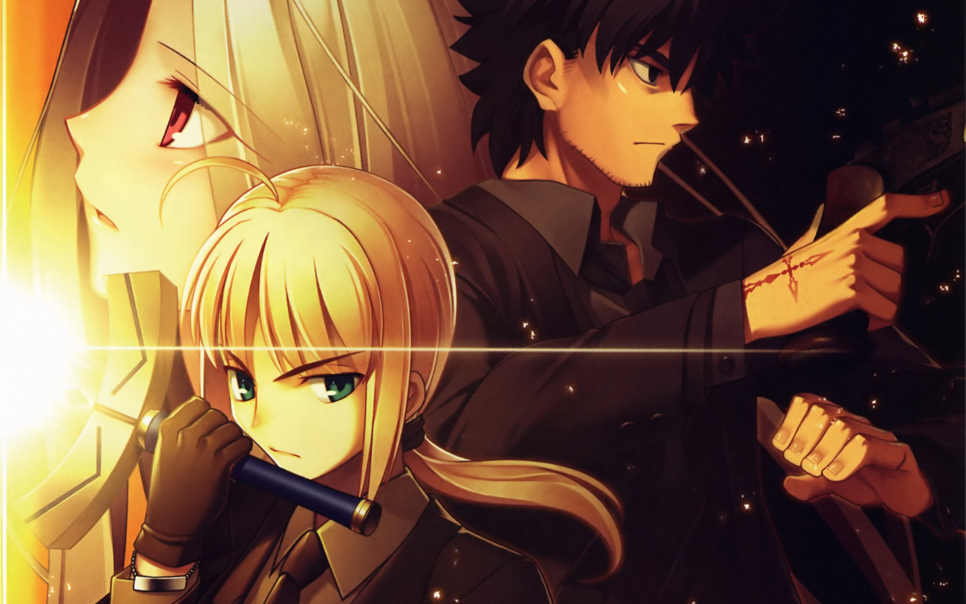 Saber and Kiritsugu Emiya from Fate/Zero HD Wallpaper