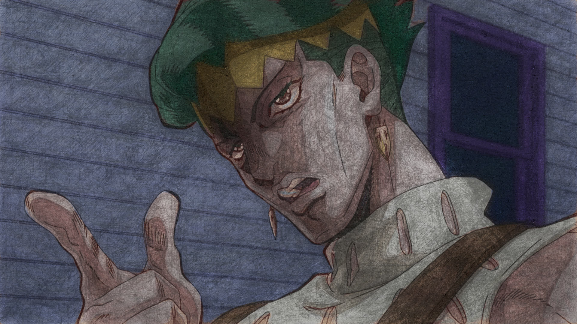 Rohan Kishibe from JoJo's Bizarre Adventure HD Wallpaper