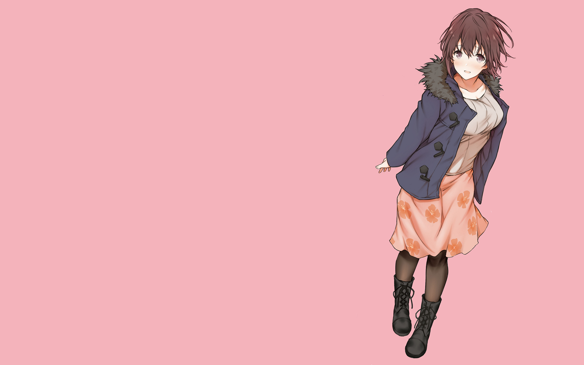 Chiaki Hoshinomori from The Idolmaster HD Wallpaper