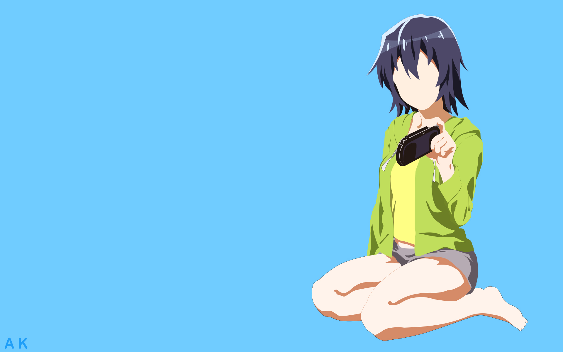 Chiaki Hoshinomori from The Idolmaster HD Wallpaper