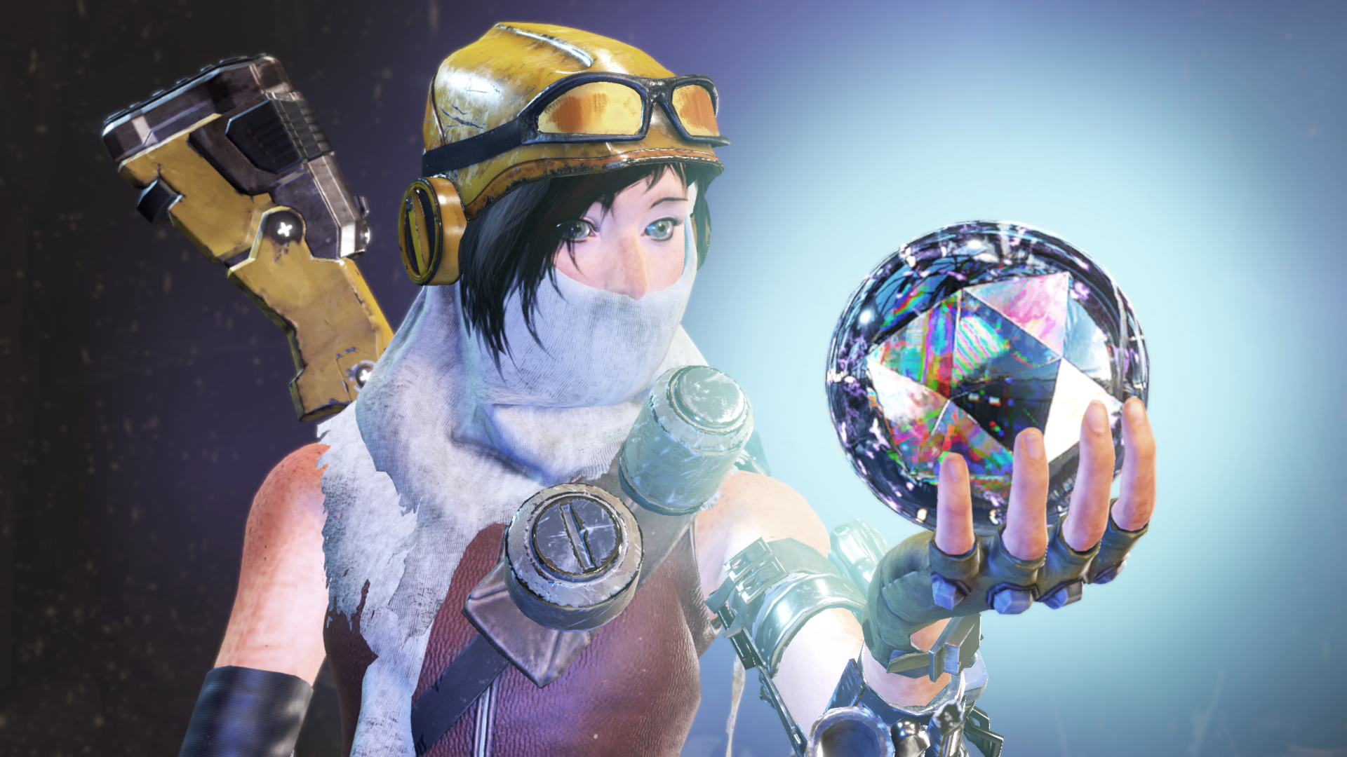 Joule Adams holding a crystal HD Wallpaper