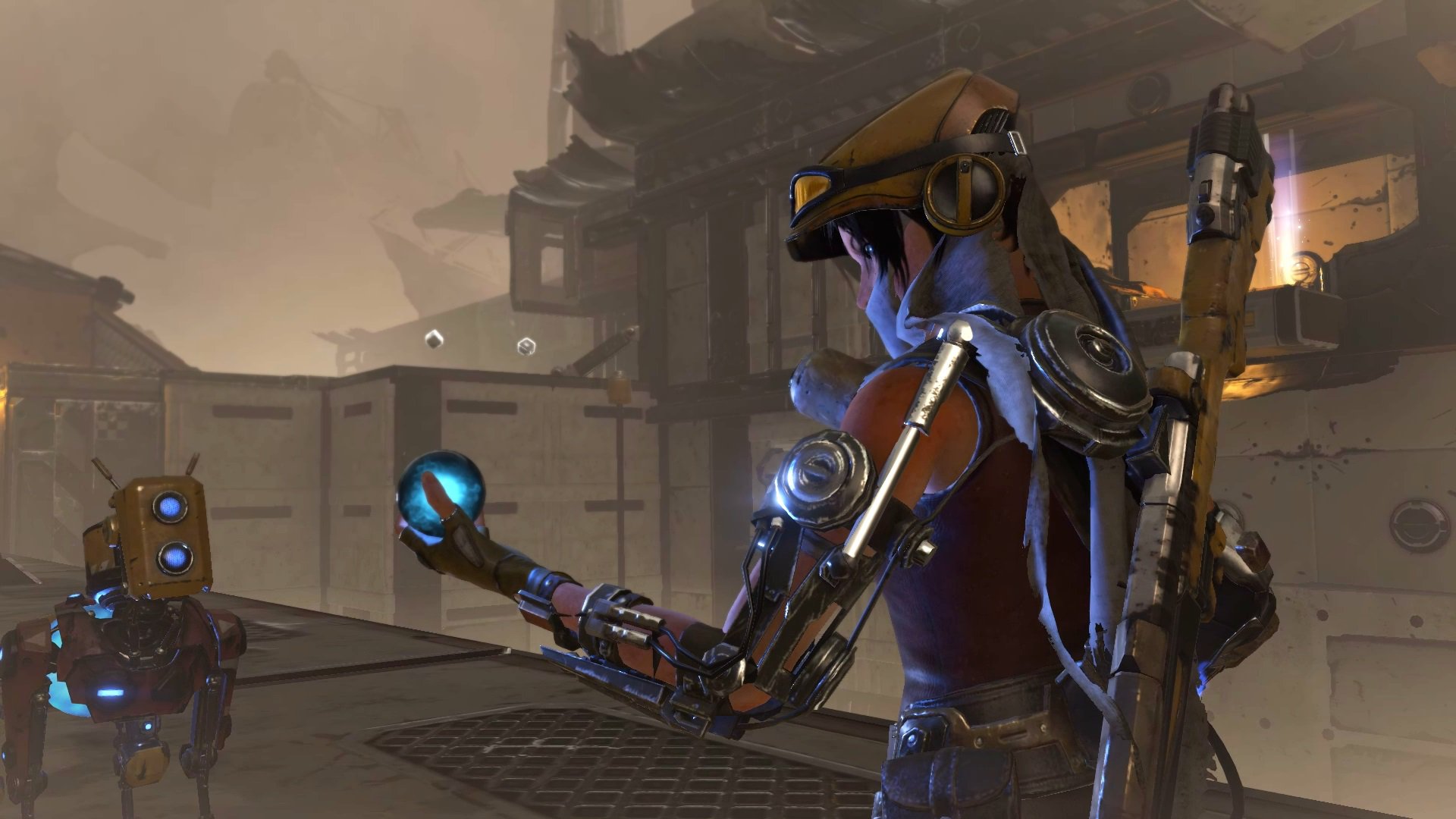 Joule from the Order: 1886 holding a glowing orb HD Wallpaper