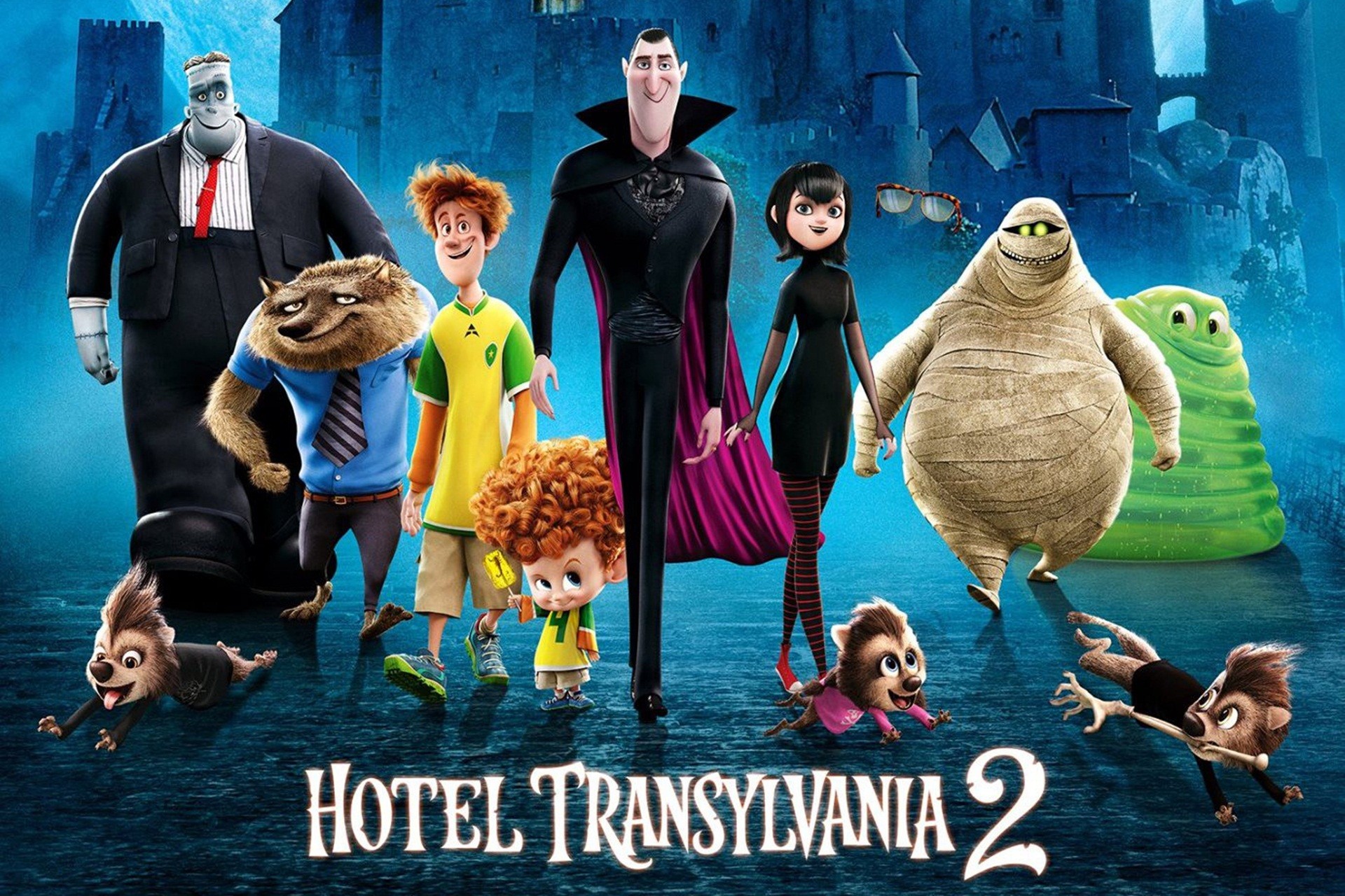 Hotel Transylvania 2 characters HD Wallpaper