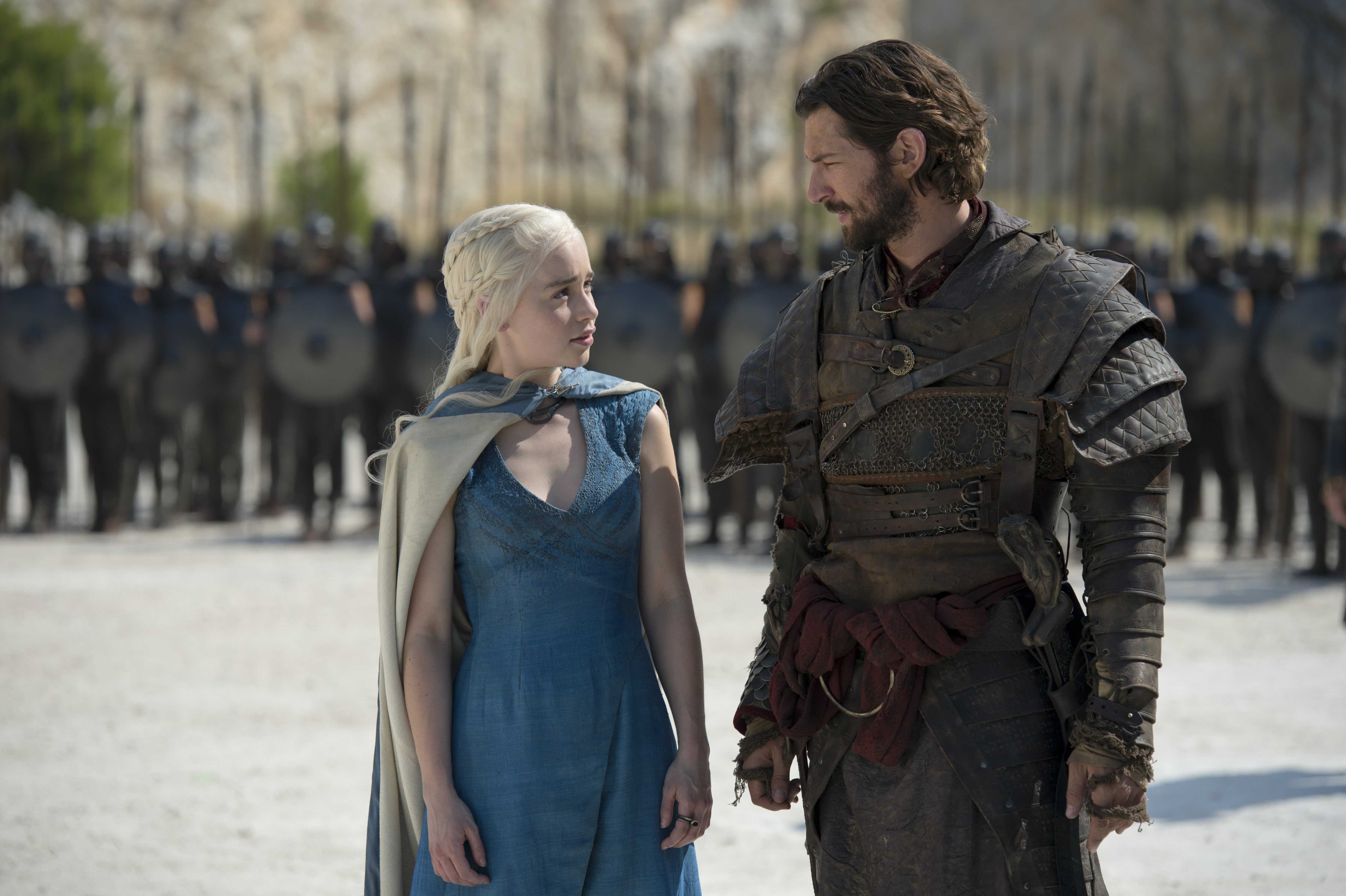 Daenerys Targaryen and Daario Naharis in Game of Thrones HD Wallpaper