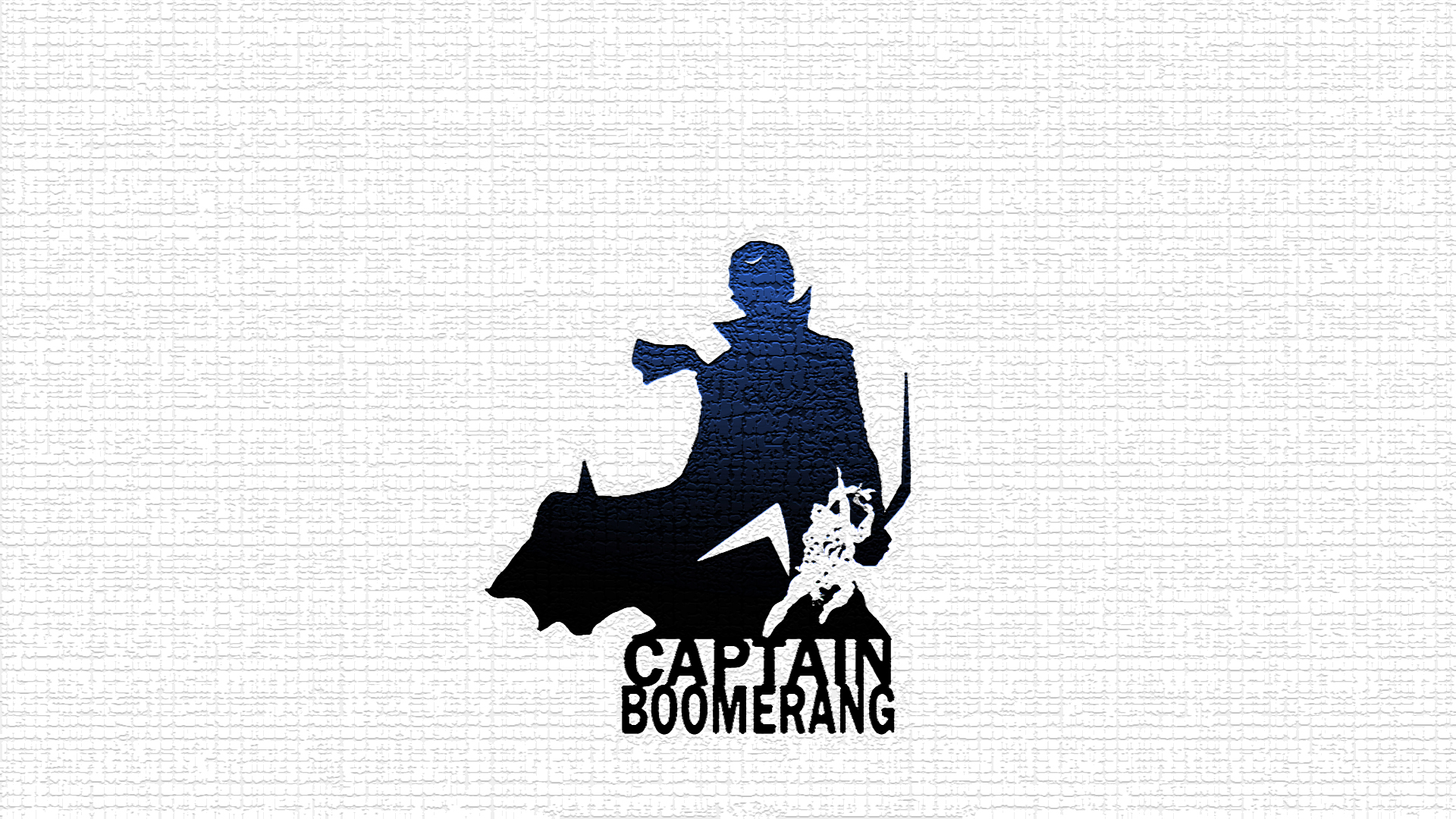 Captain Boomerang silhouette HD Wallpaper
