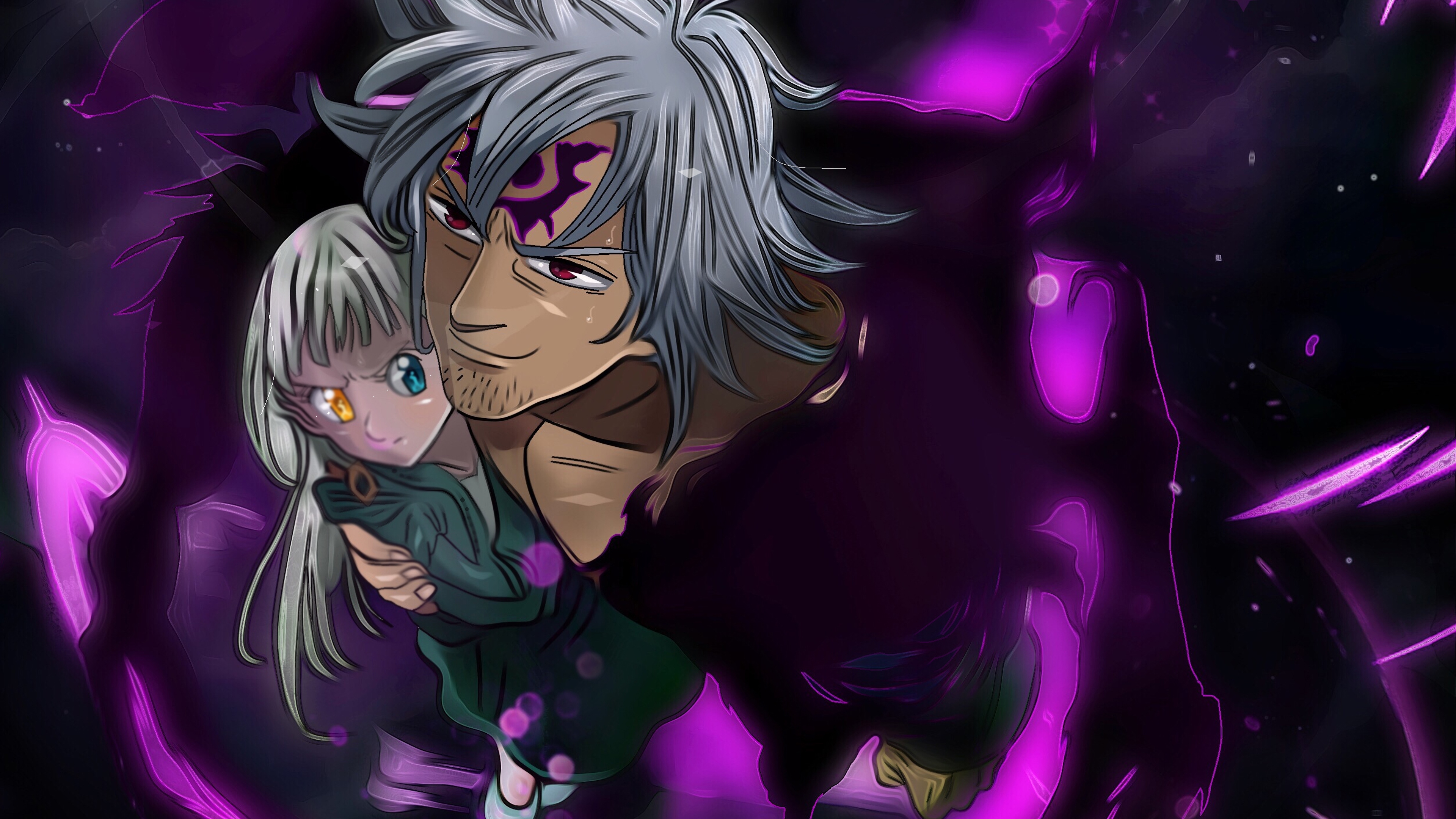Estarossa holding Elizabeth from The Seven Deadly Sins HD Wallpaper