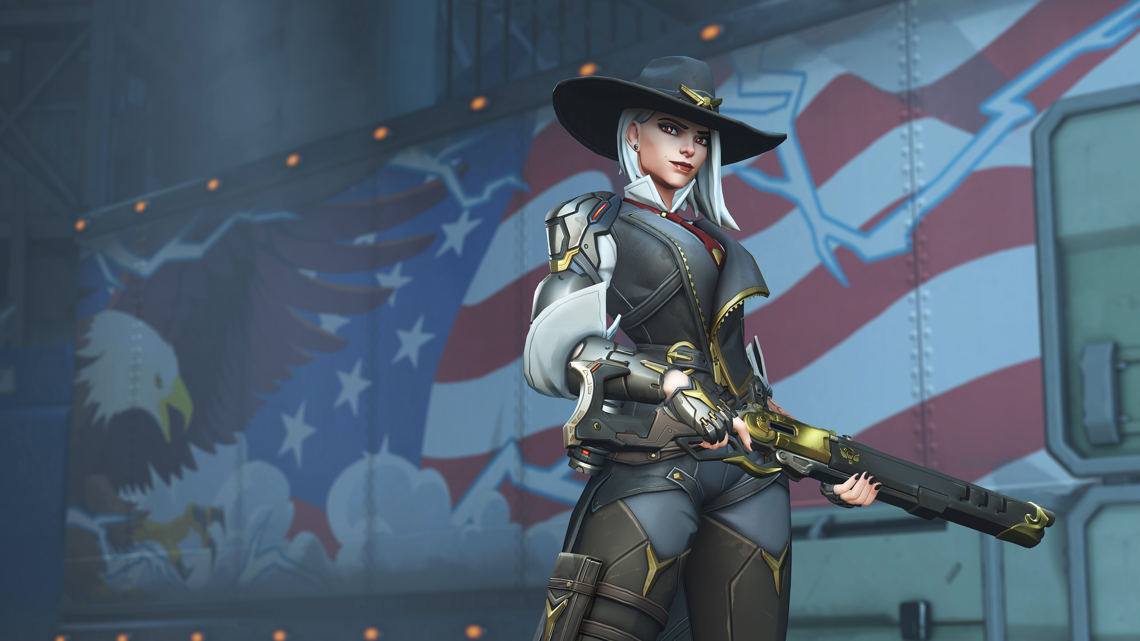 Ashe from Overwatch HD Wallpaper