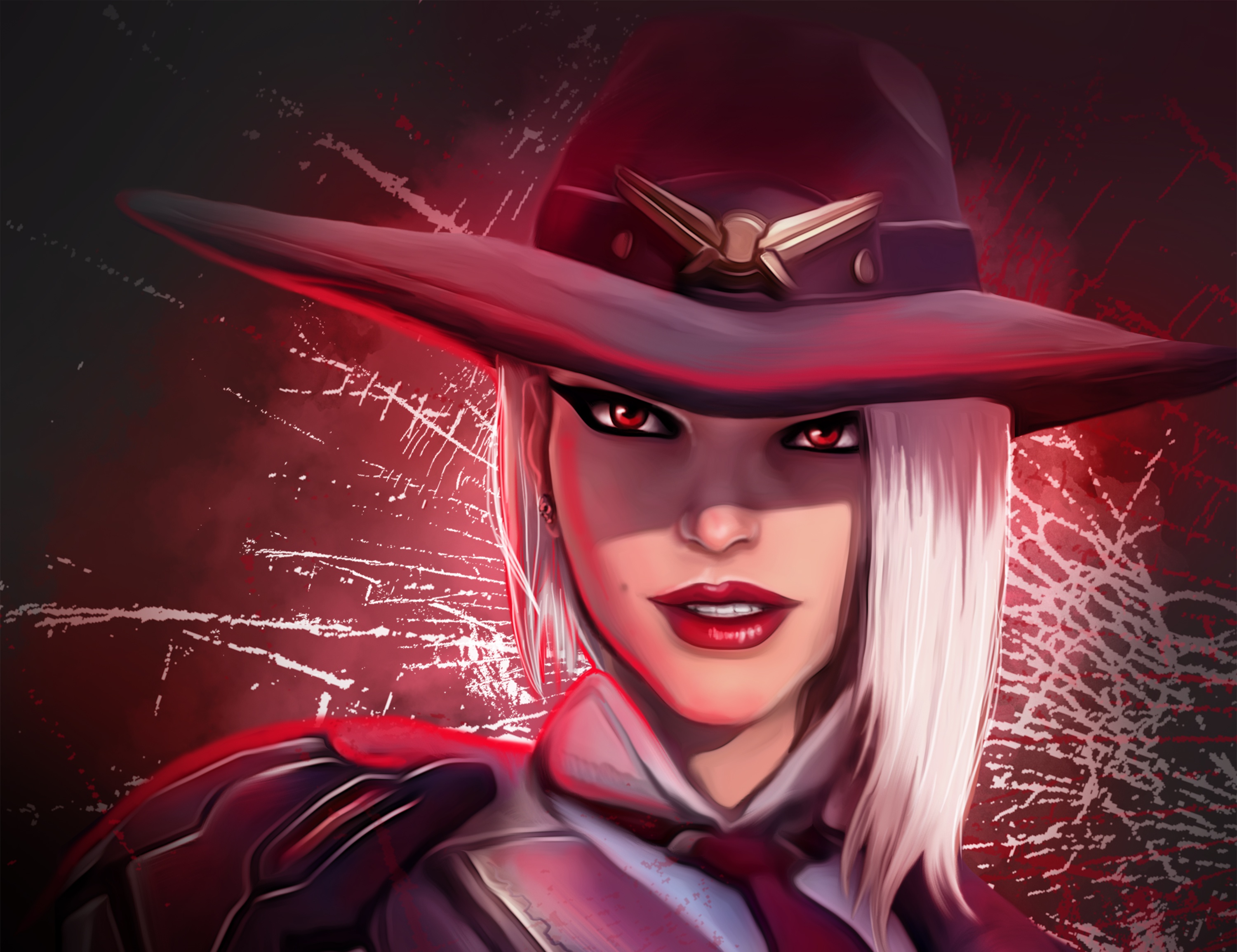 Ashe from Overwatch HD Wallpaper