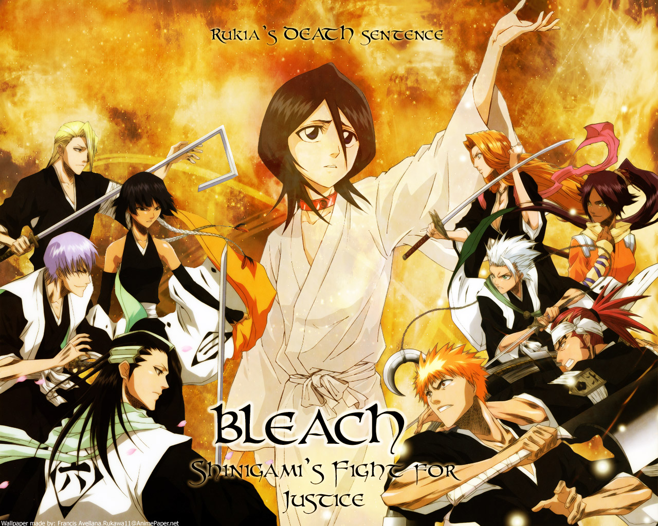 Bleach: Rukia's Death Sentence HD Wallpaper