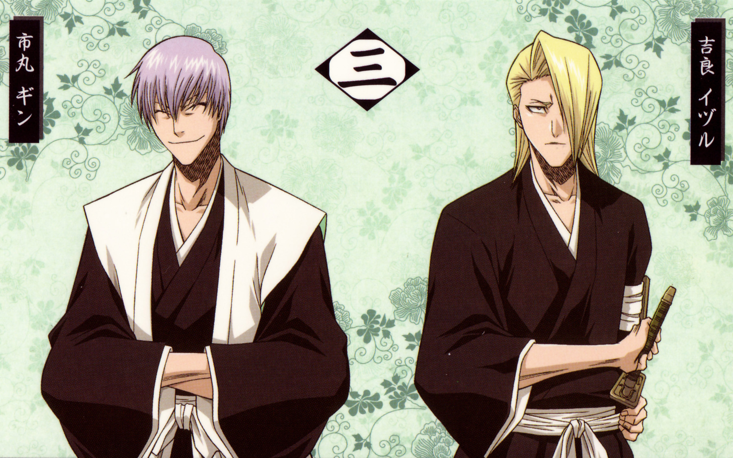 Gin Ichimaru and Izuru Kira from Bleach HD Wallpaper