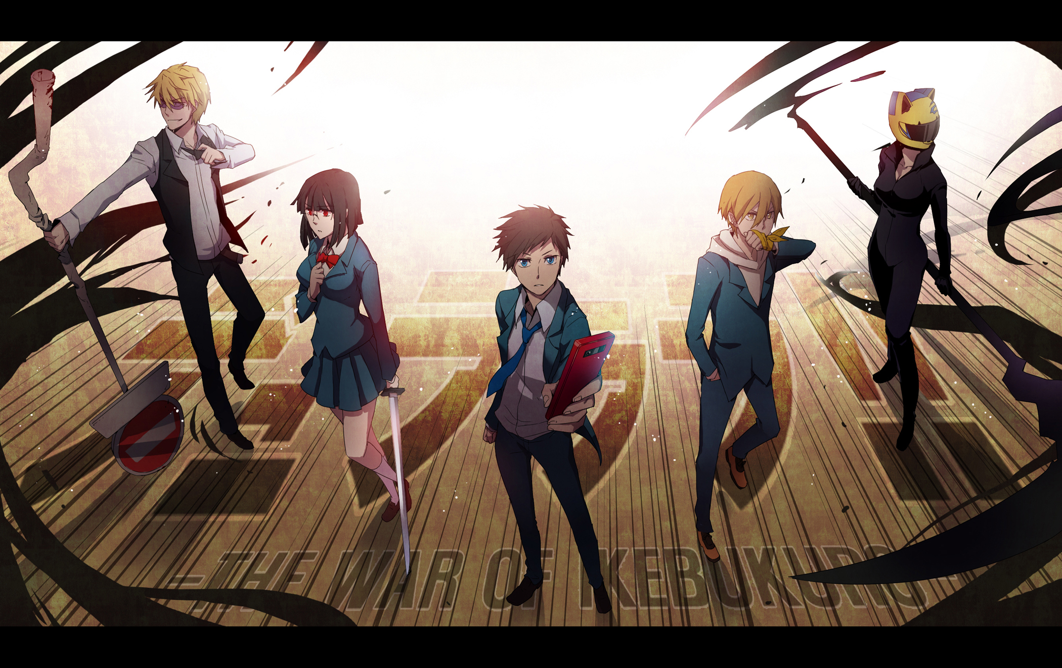 The War of Ikebukuro characters HD Wallpaper