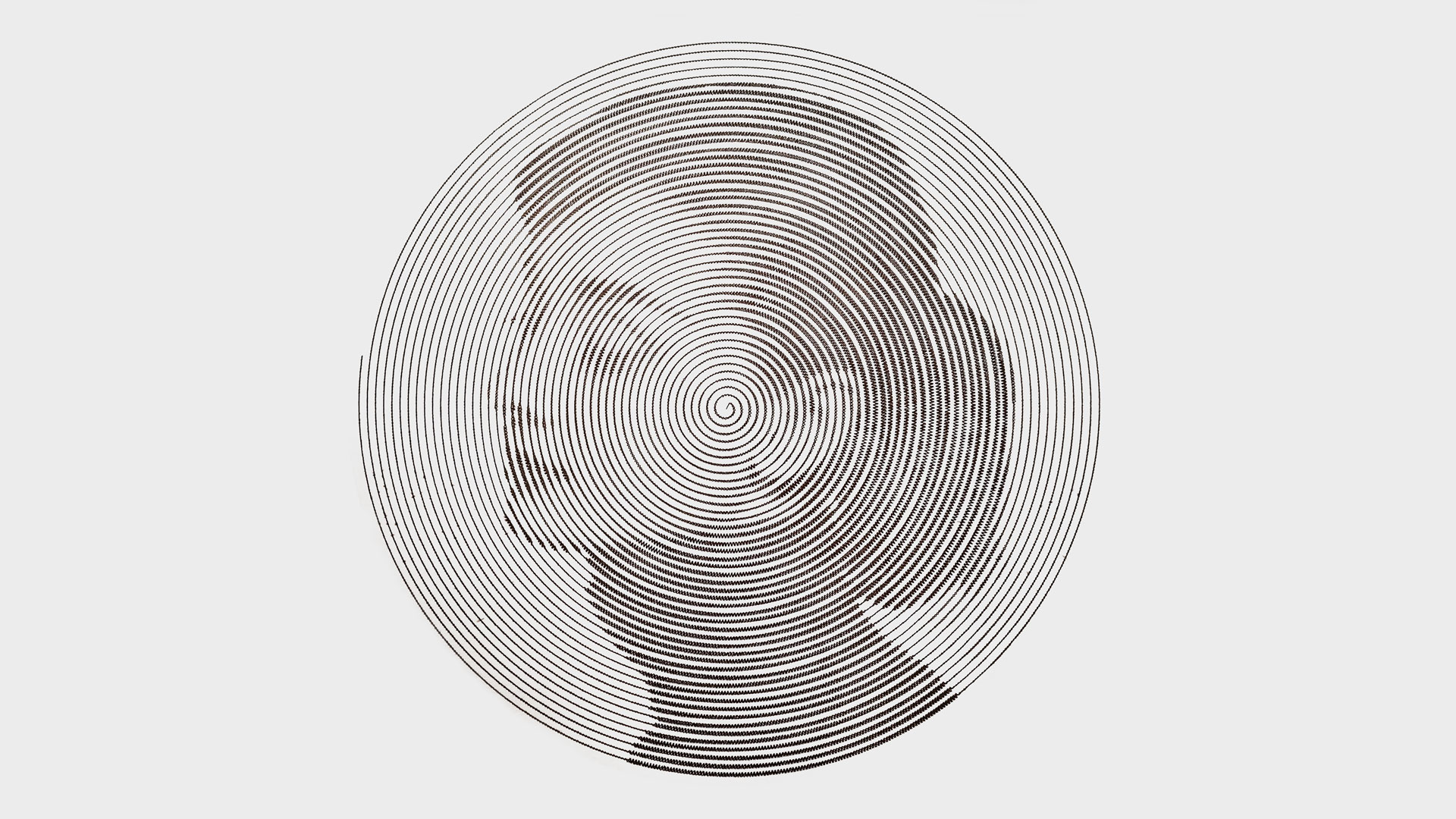 Audrey Hepburn portrait in concentric circles HD Wallpaper