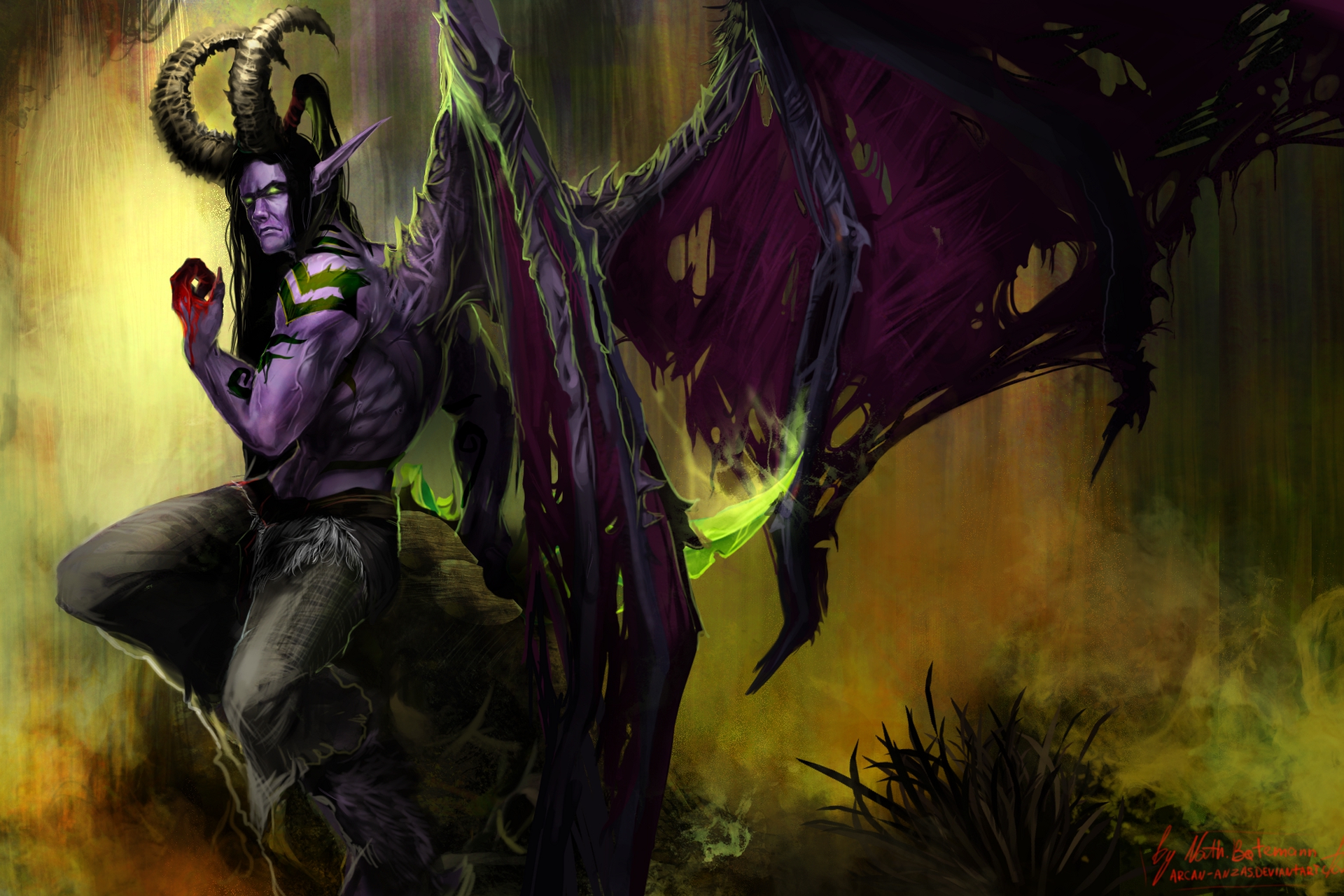 Illidan Stormrage from World of Warcraft HD Wallpaper