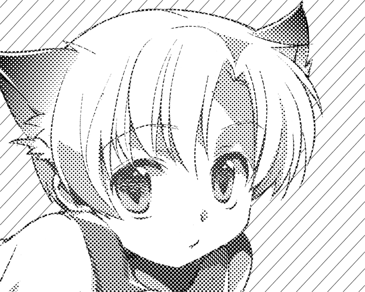Nekomusume from Onegai Teacher HD Wallpaper