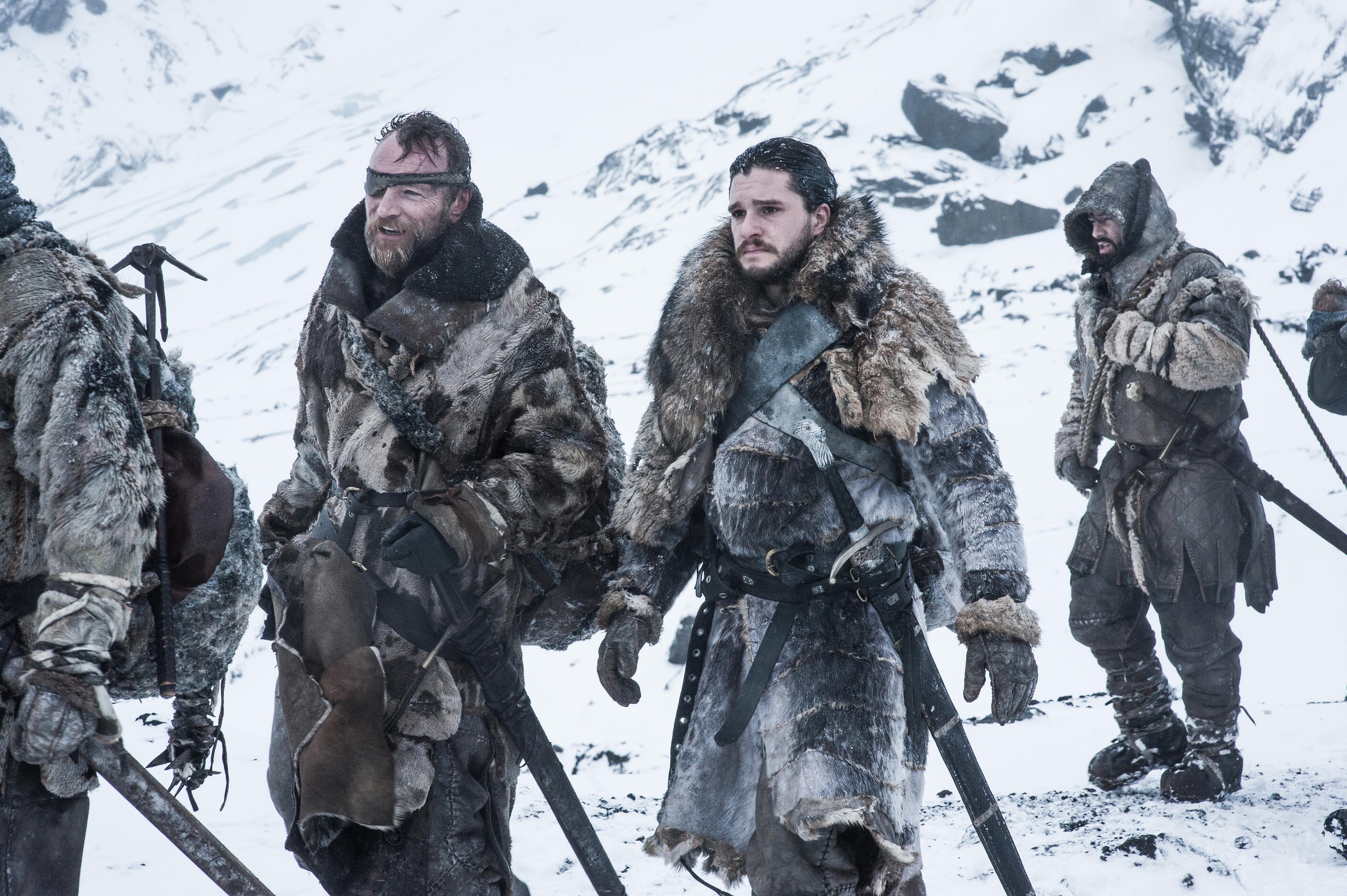 Beric Dondarrion and Jon Snow in Game of Thrones HD Wallpaper
