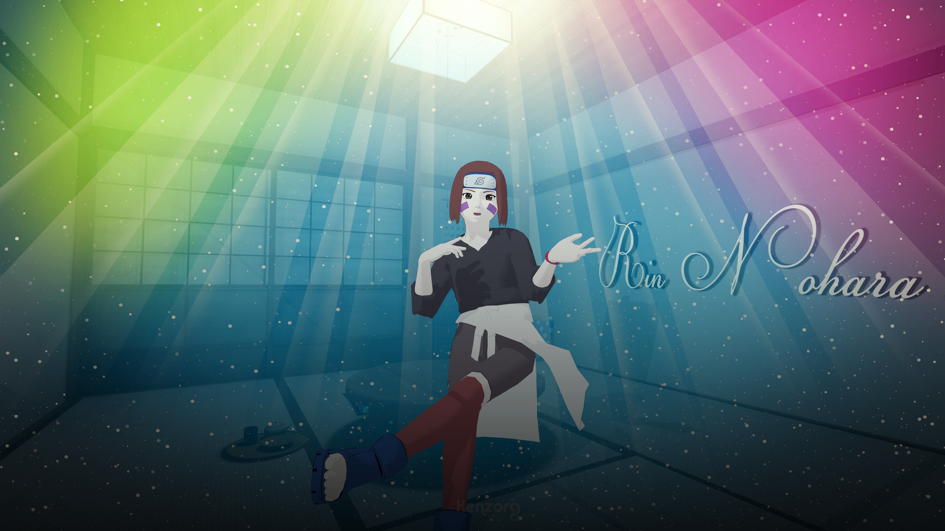 Rin Nohara from Naruto HD Wallpaper