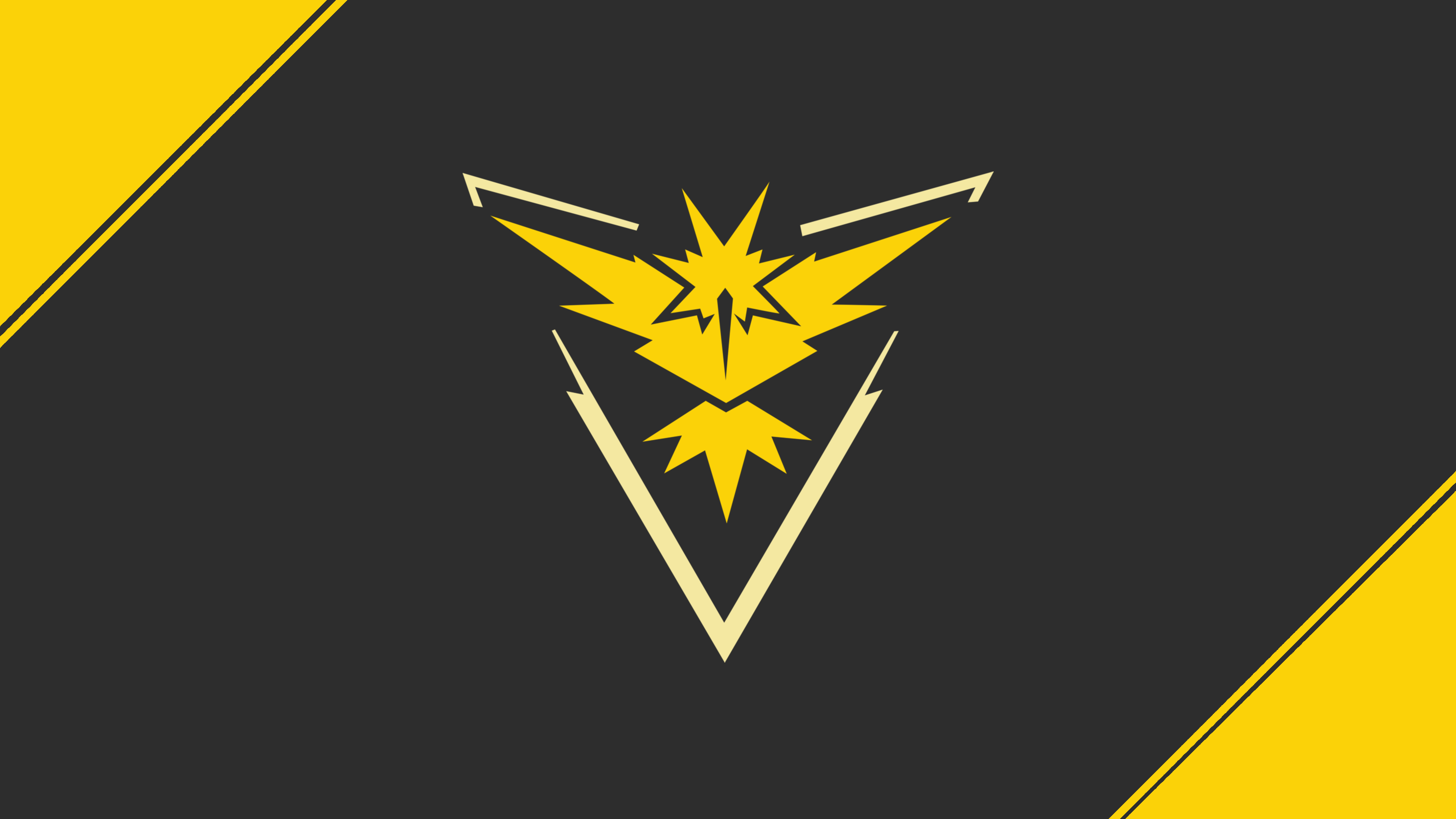 Team Instinct logo from Pokemon Go HD Wallpaper