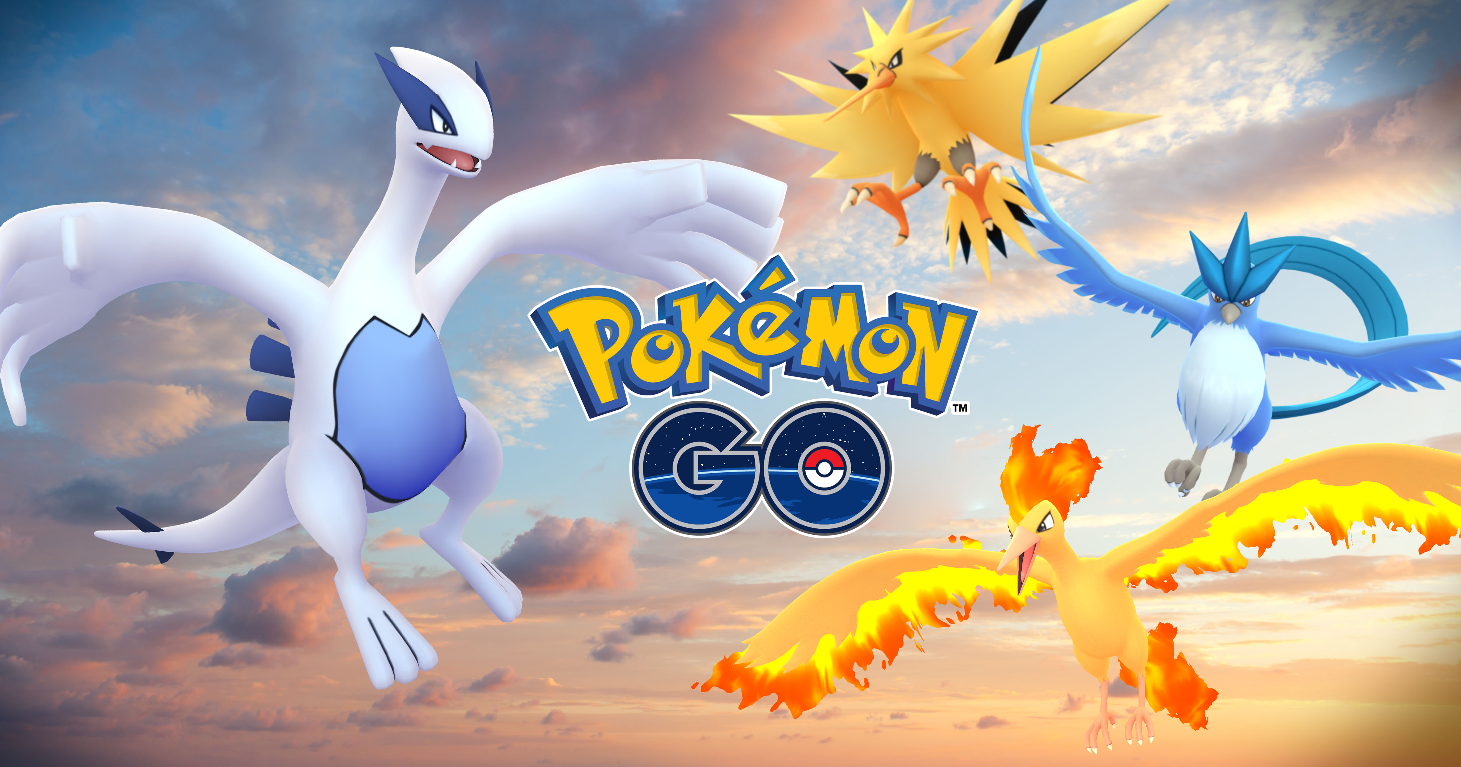 Pokemon GO Lugia, Zapdos, Articuno, Moltres HD Wallpaper