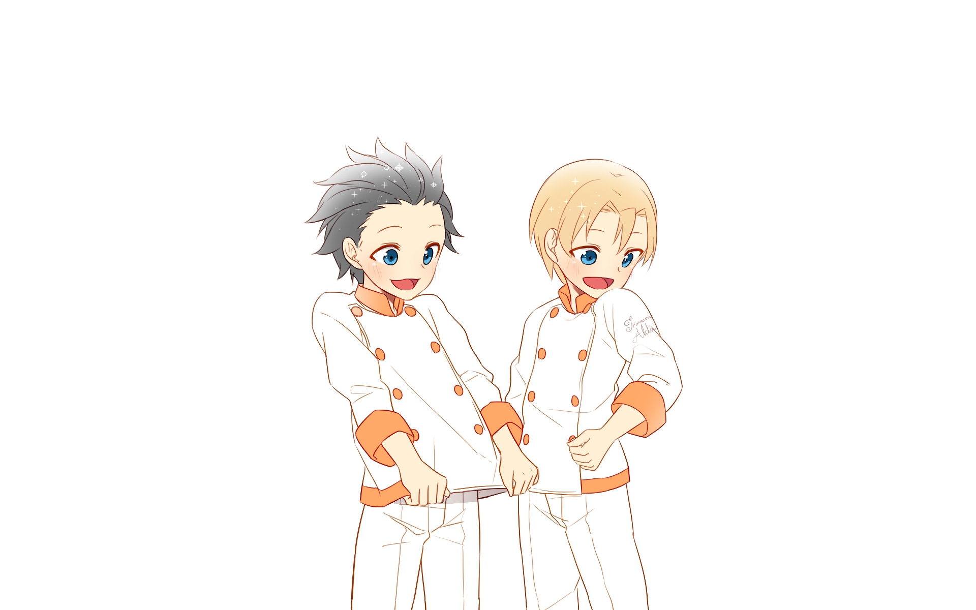 Takumi Aldini from Food Wars! HD Wallpaper