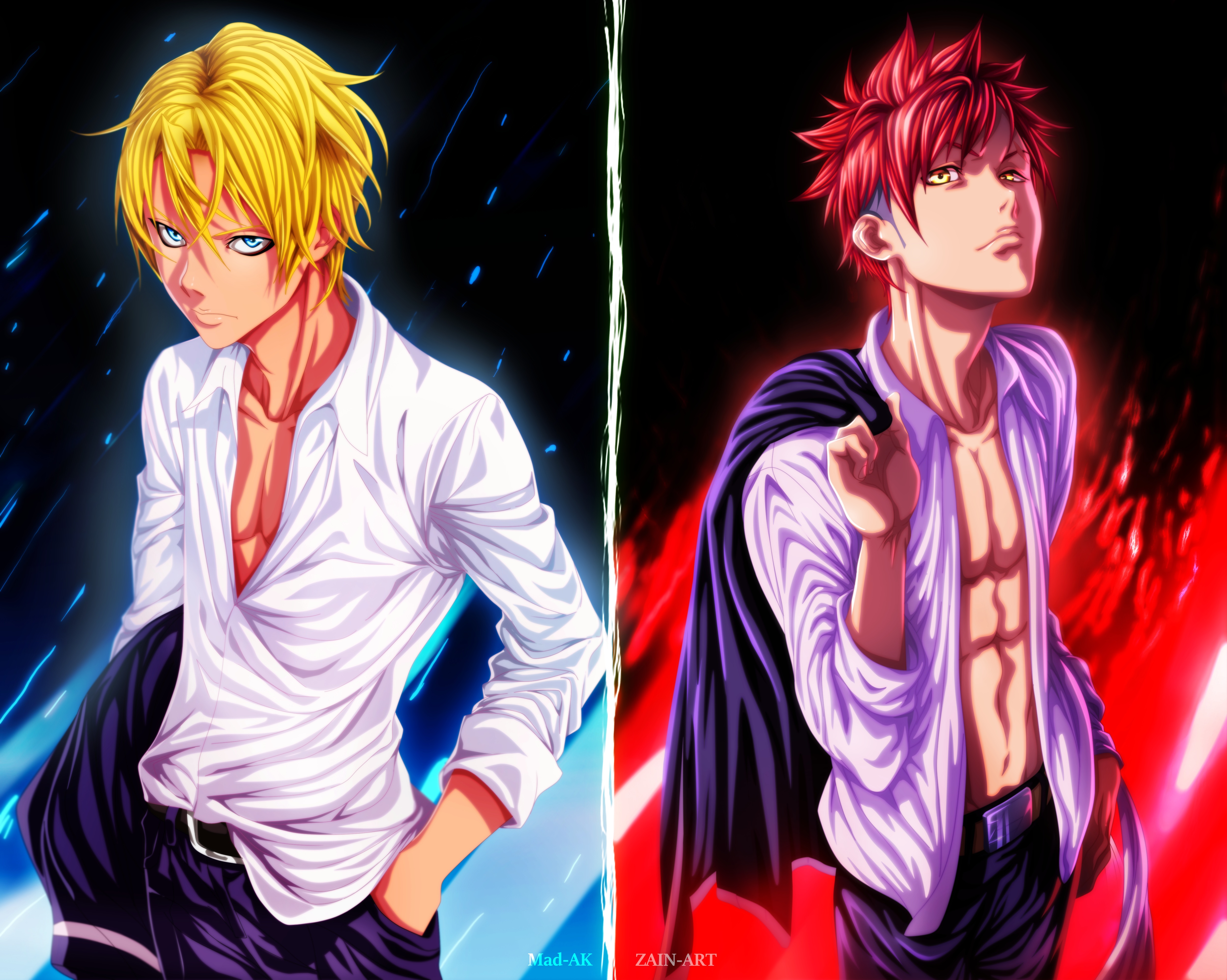 Takumi Aldini from Food Wars! HD Wallpaper