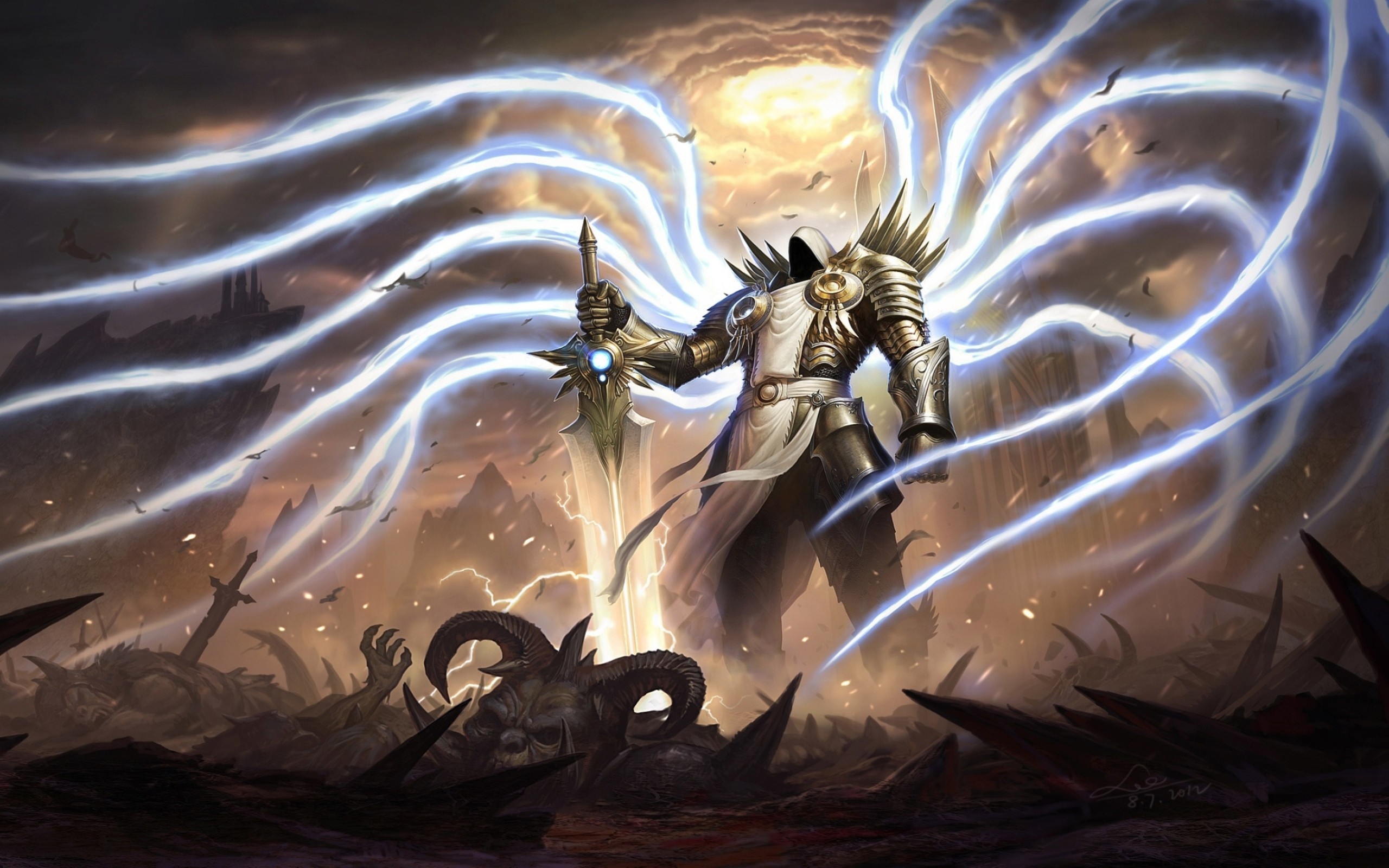Tyrael from Diablo HD Wallpaper