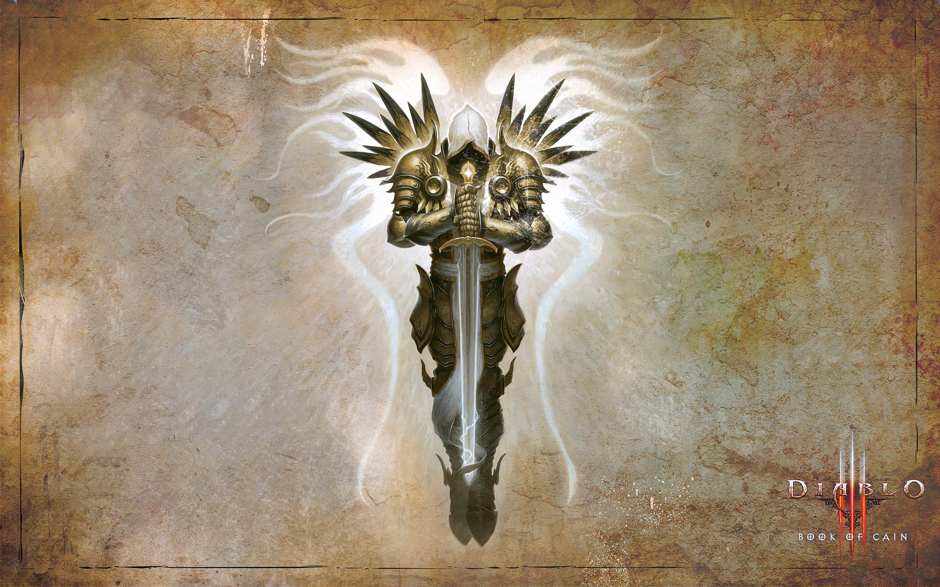Tyrael from Diablo 3 Book of Cain HD Wallpaper