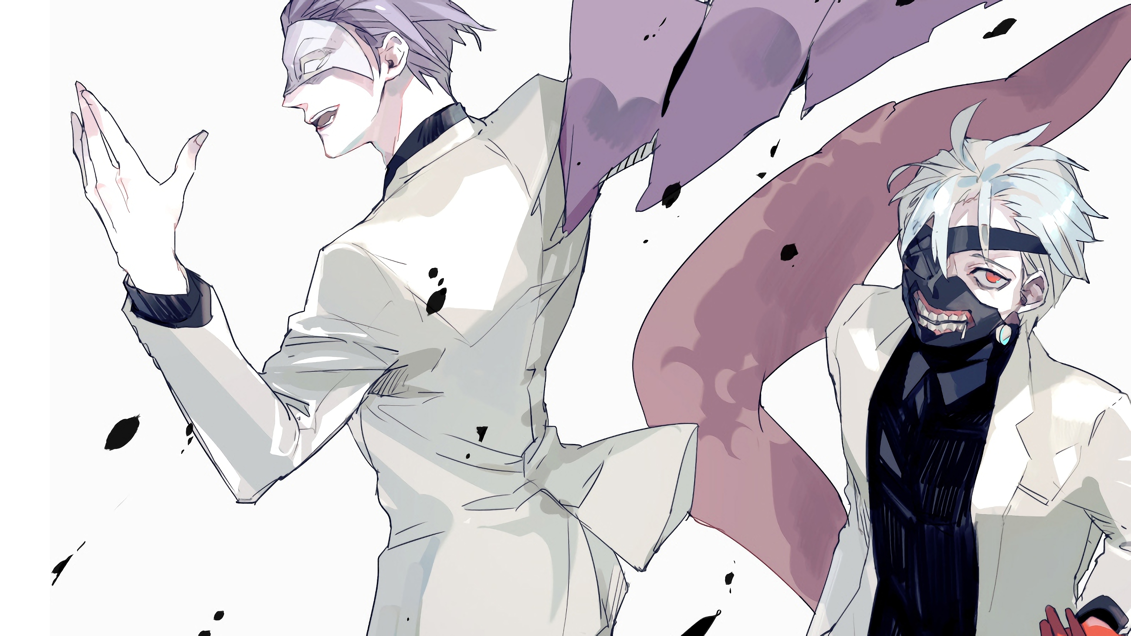 Shuu Tsukiyama and Ken Kaneki from Tokyo Ghoul HD Wallpaper
