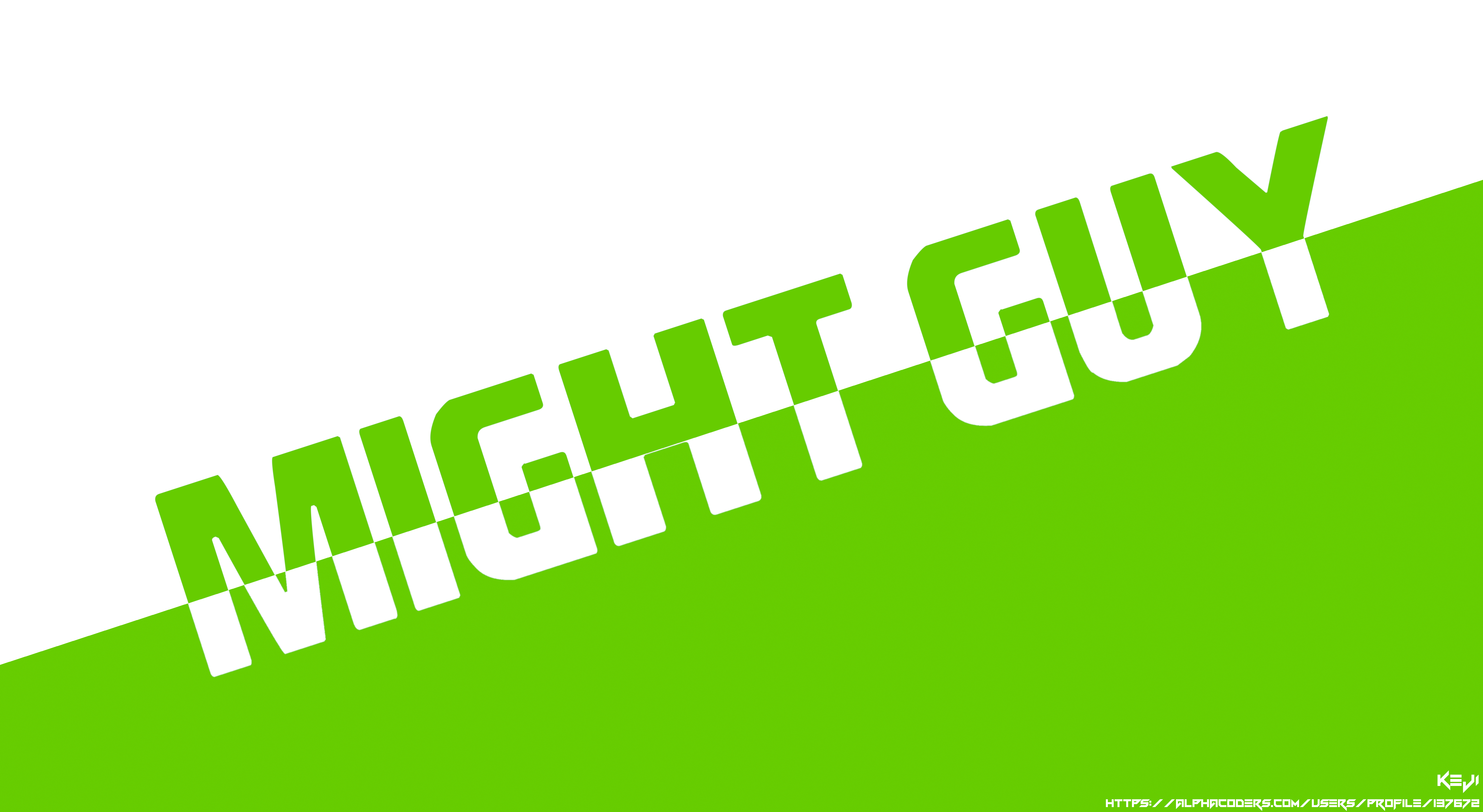 Might Guy HD Wallpaper